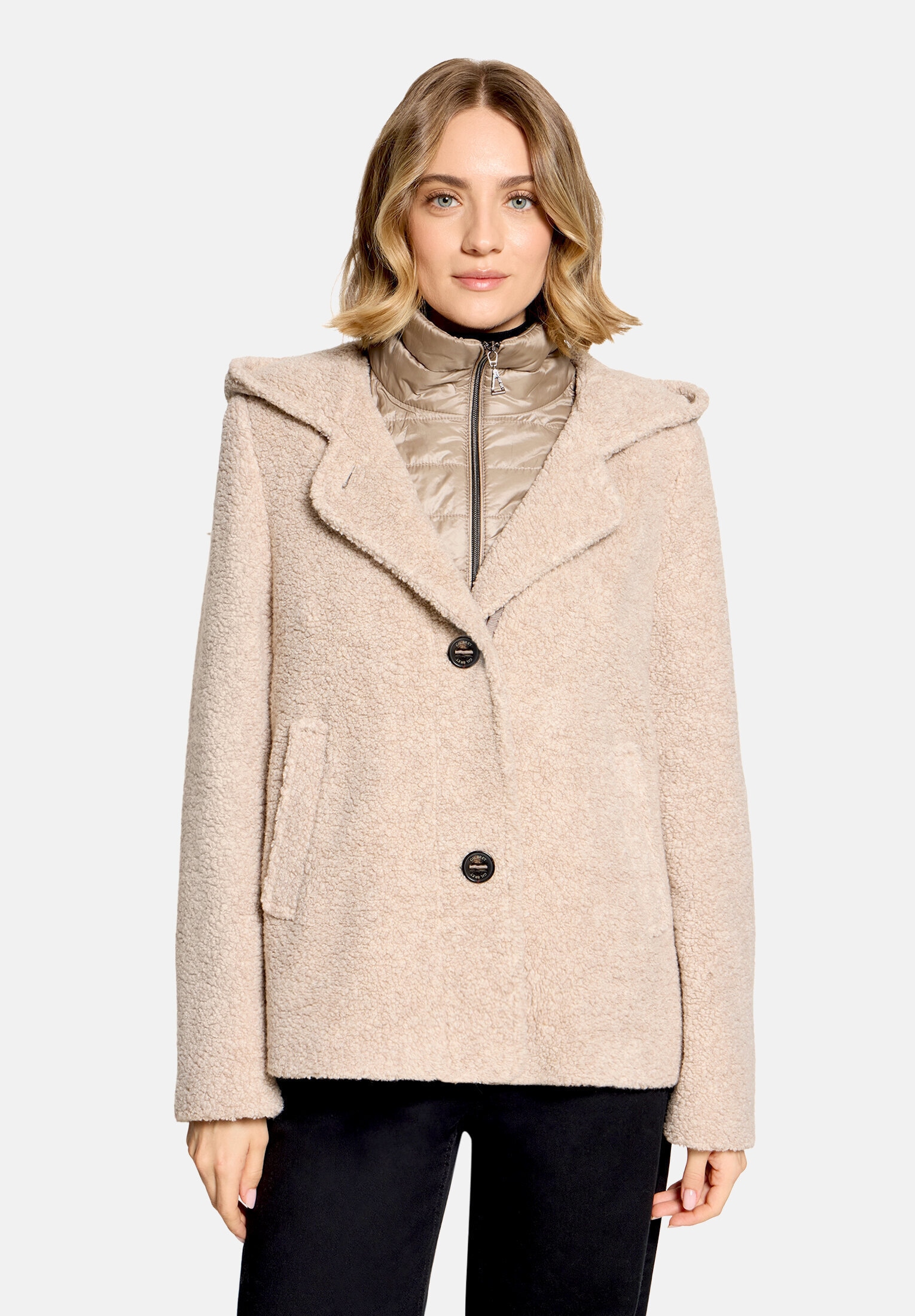 Gil Bret Wolljacke »Damen mit Kapuze« mit Kapuze
