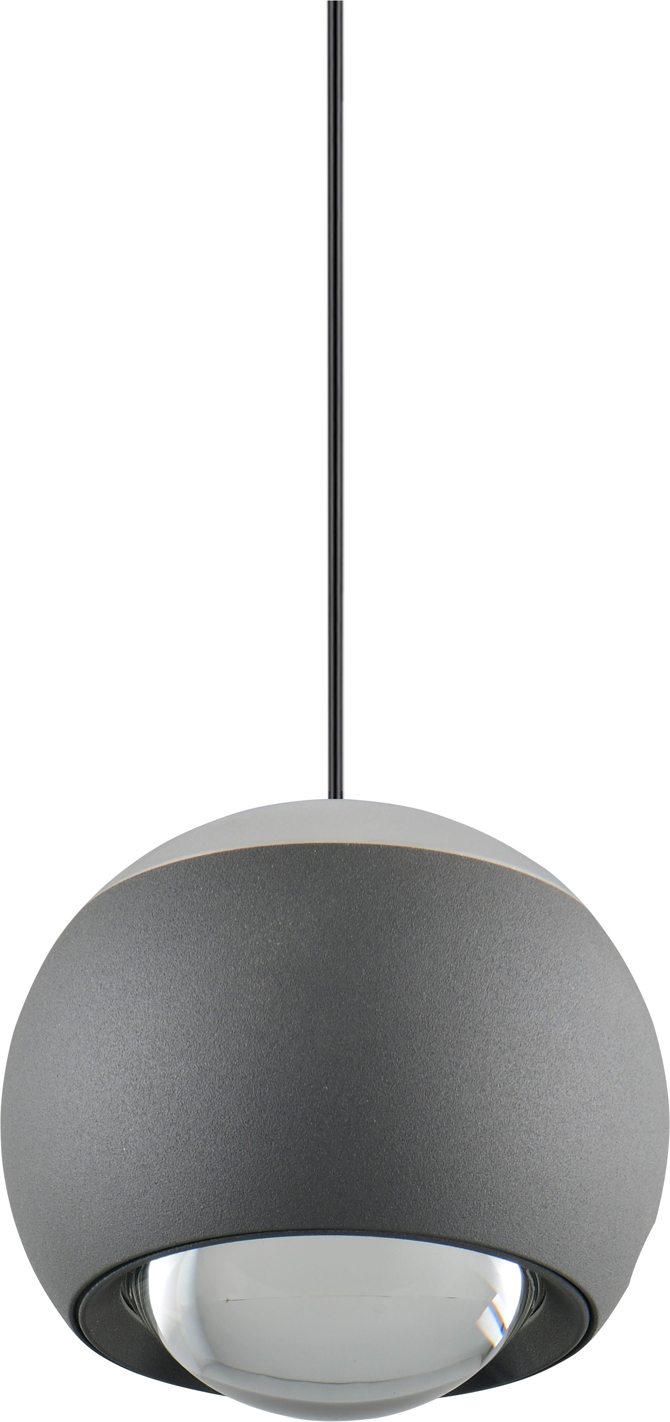 Musterring LED Pendelleuchte »CANNON, 1-flammige LED Hängelampe 5W 500Lumen 2300-4000K CCT« LED-Board 1 Stk. Farbwechsler | warmweiß - kaltweiß mit Fernbedienung, stufenlos höhenverstellbar max 195cm dimmbar Memory