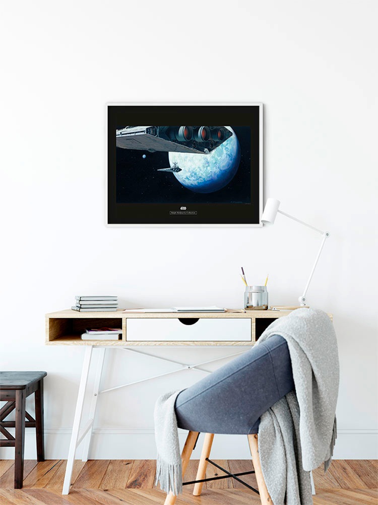 Komar Bild »Star Wars Classic RMQ Hoth Orbit«, Star Wars, (1 St.), Wandbild zur Dekoration im Kinderzimmer - ohne Rahmen