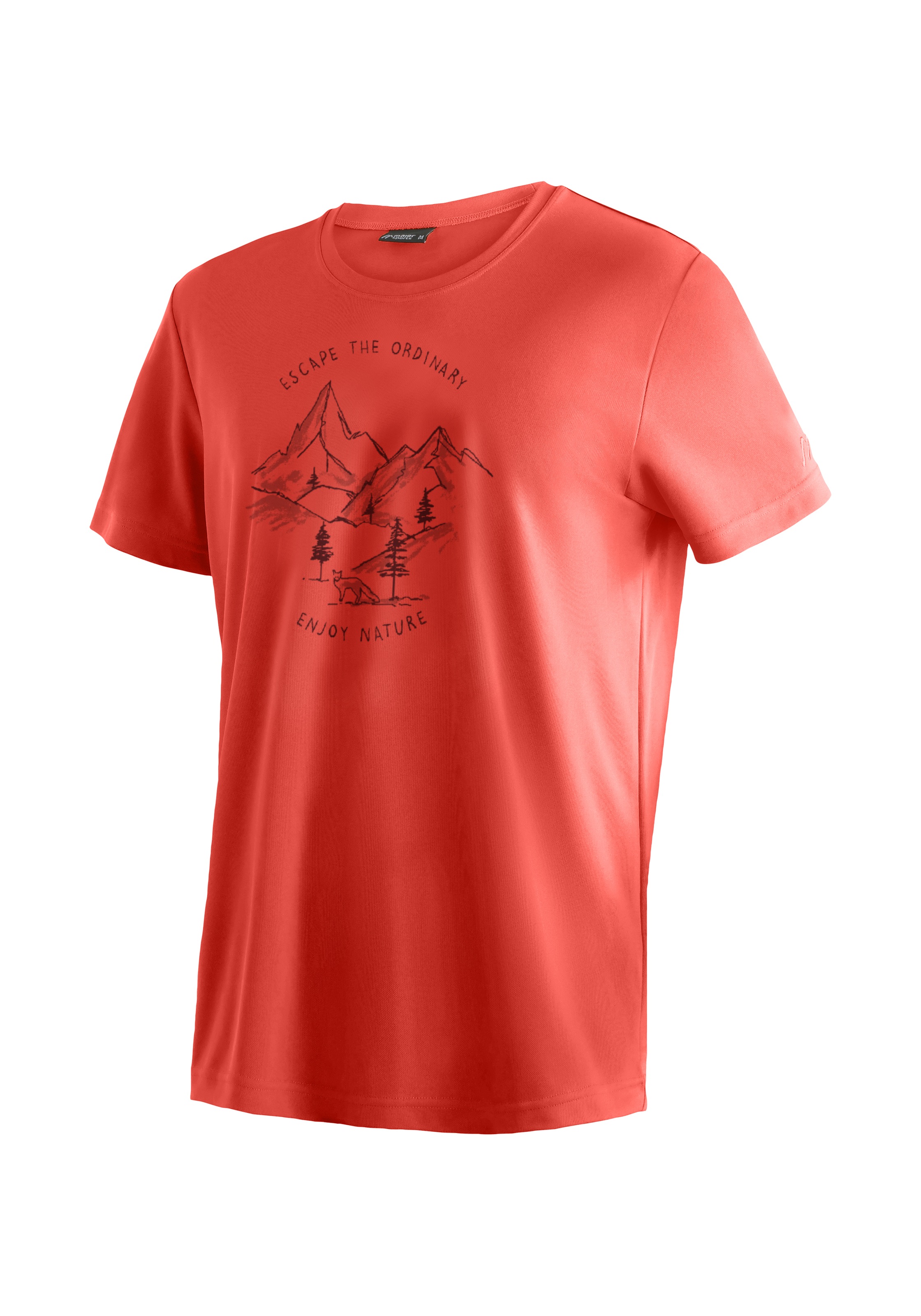 Maier Sports T-Shirt "Dieter Print" Herren Funktionsshirt, Freizeitshirt mi günstig online kaufen