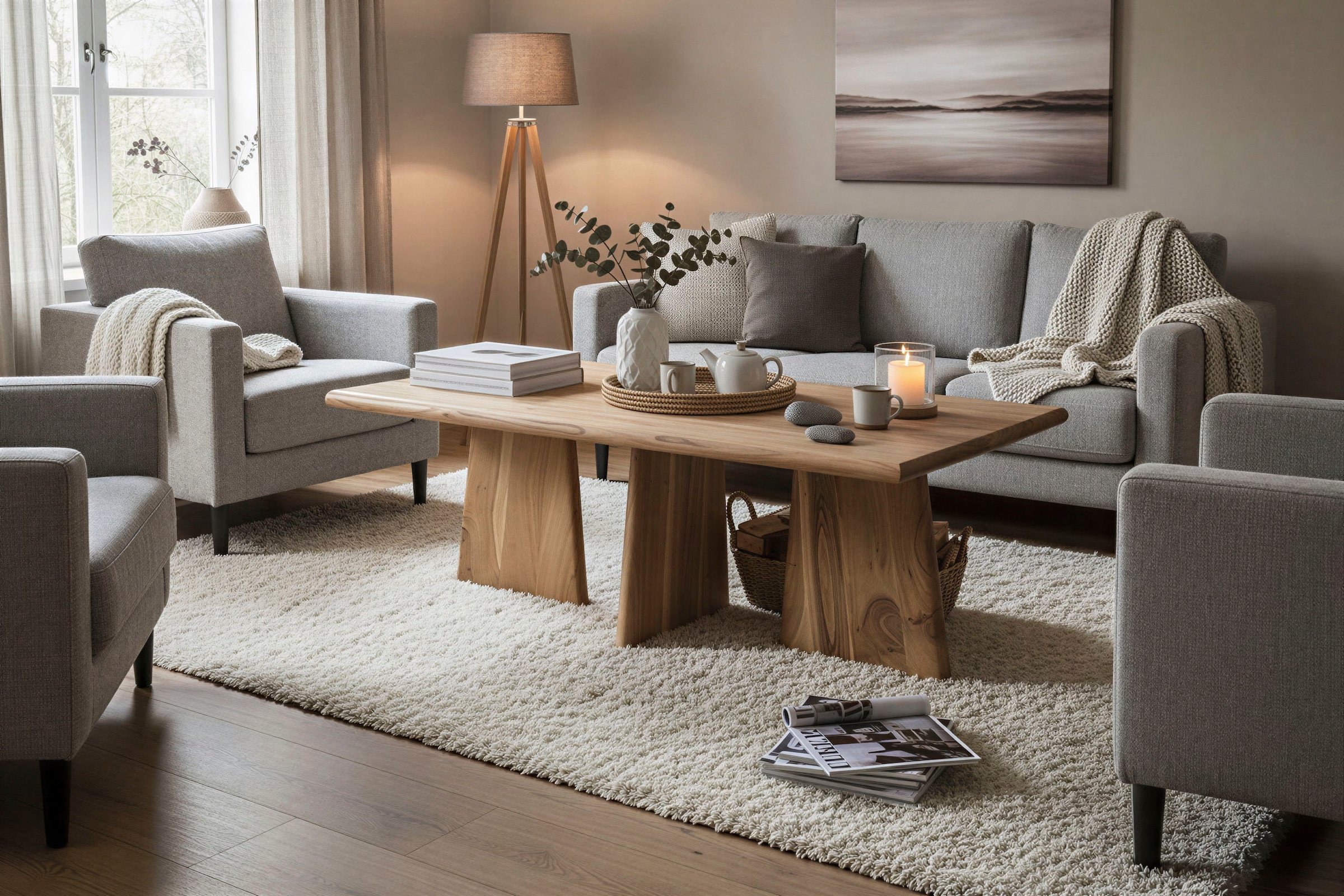 SIT Couchtisch »ACACIA WAVE« mit ausgeprägter Maserung