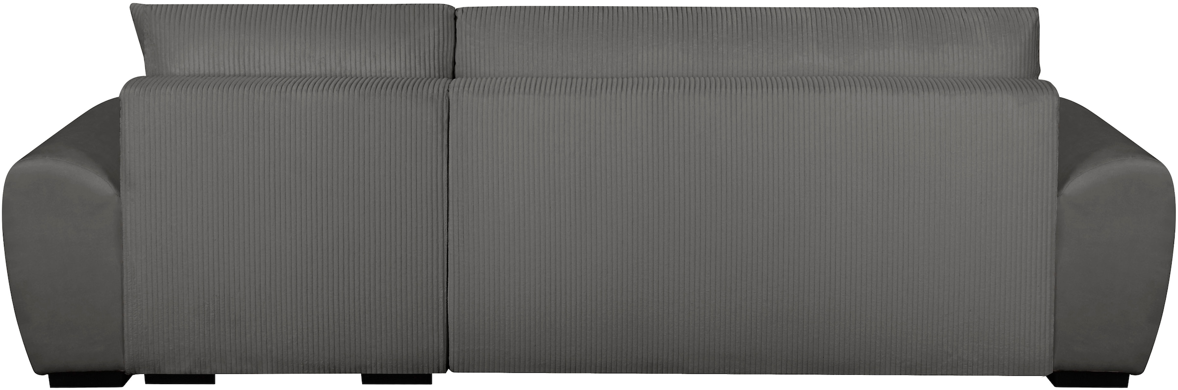 OTTO home Ecksofa »KIVELLA Cord-Struktur, L-Form, 240 cm« Schlaffunktion(128/191), Bettkasten, Cord-Struktur-Mix