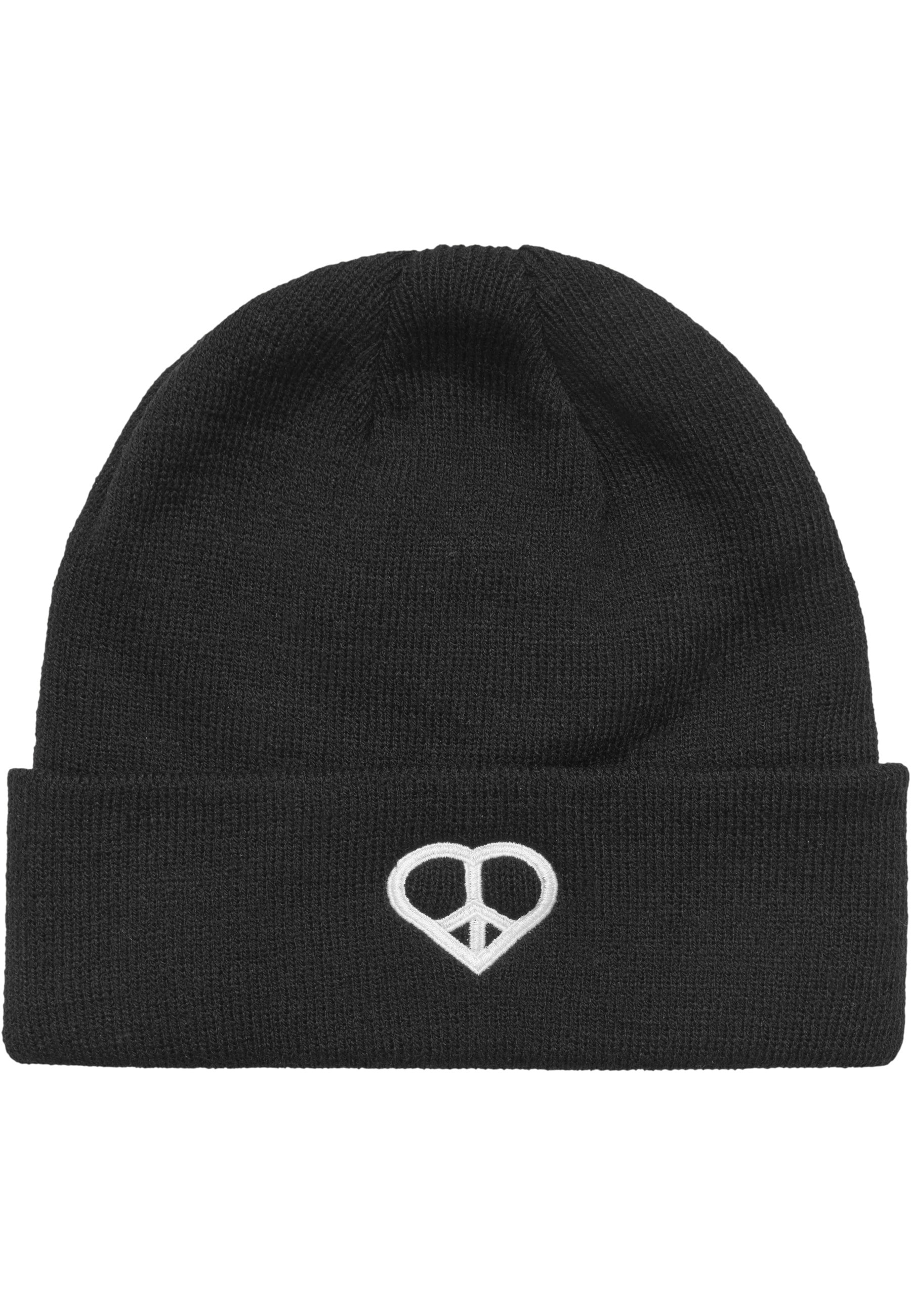 Miss Tee Beanie "Miss Tee Peace Sign Heavy Knit Beanie" günstig online kaufen