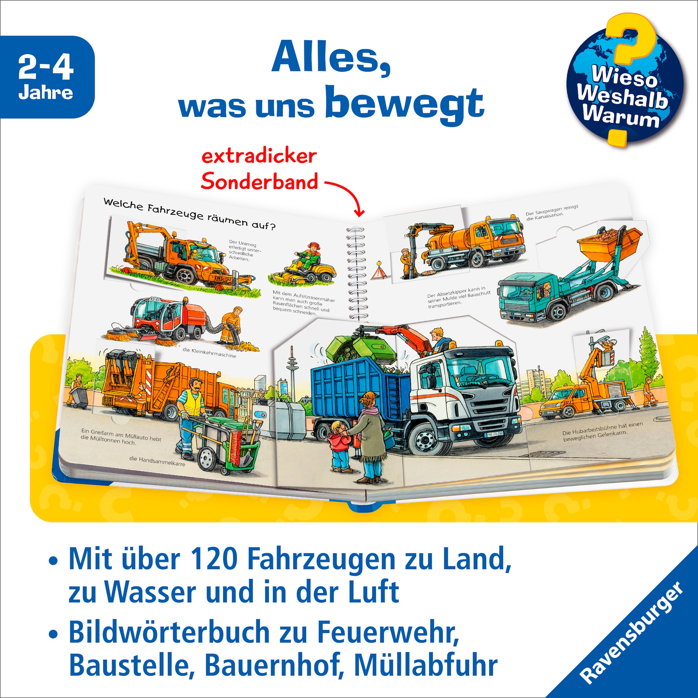 Ravensburger Buch »Mein junior-Lexikon: Fahrzeuge - Wieso? Weshalb? Warum?«, Made in Europe