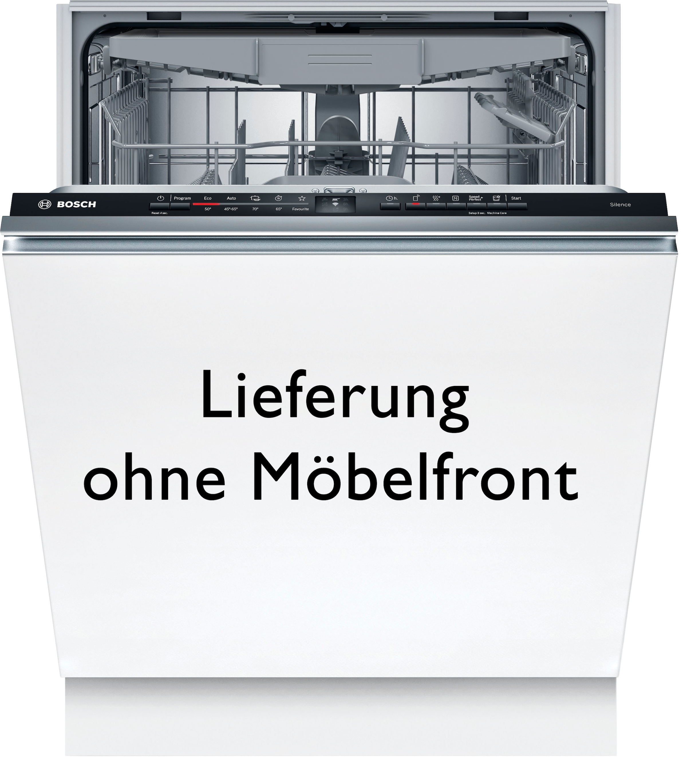 BOSCH vollintegrierbarer Geschirrspüler Serie 2 "SMV2HVX06E" 14 Maßgedecke Platzsparende VarioSchublade & prakt. Info Light zur Statusanzeige
