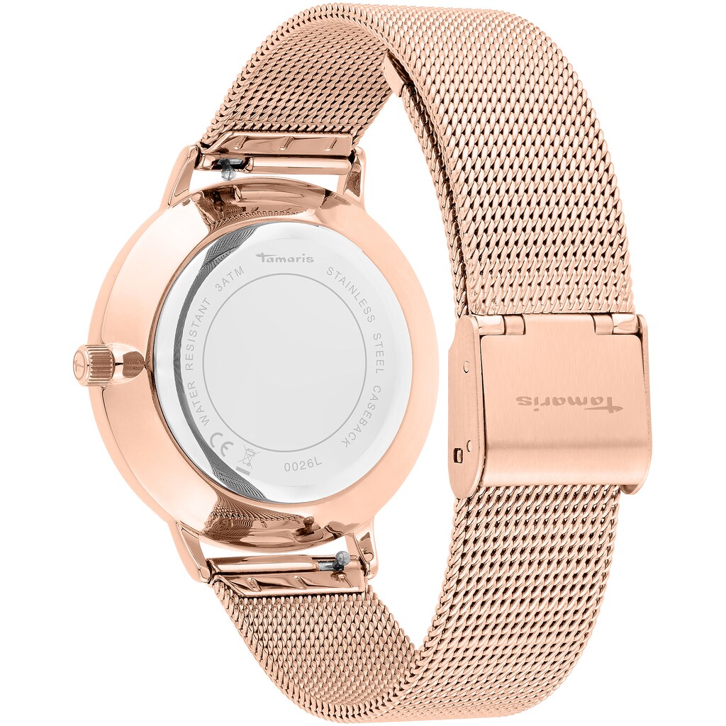 Damenmode Uhren Tamaris Quarzuhr »TT-0026-MQ« roségoldfarben Damenmode Uhren Tamaris Quarzuhr »TT-0026-MQ« roségoldfarben