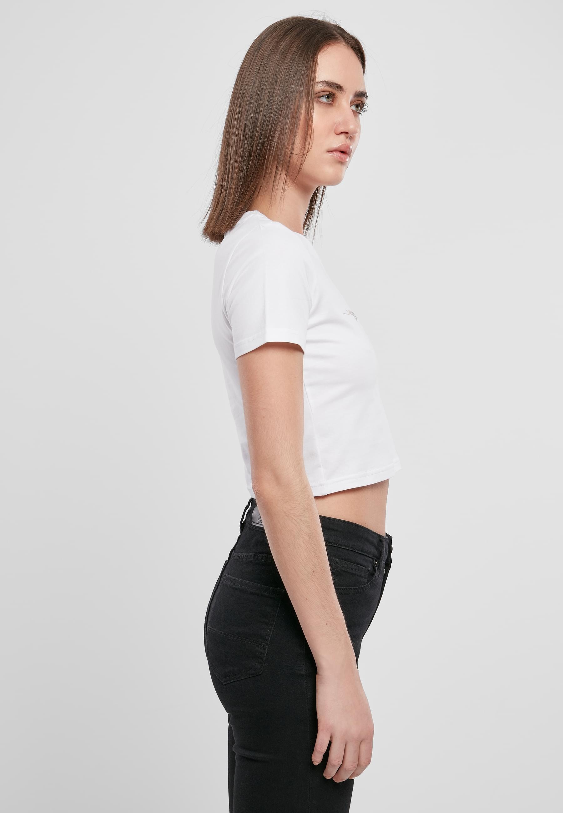 MisterTee T-Shirt »MisterTee Damen Ladies Tribal Cropped Tee«, (1 tlg.)