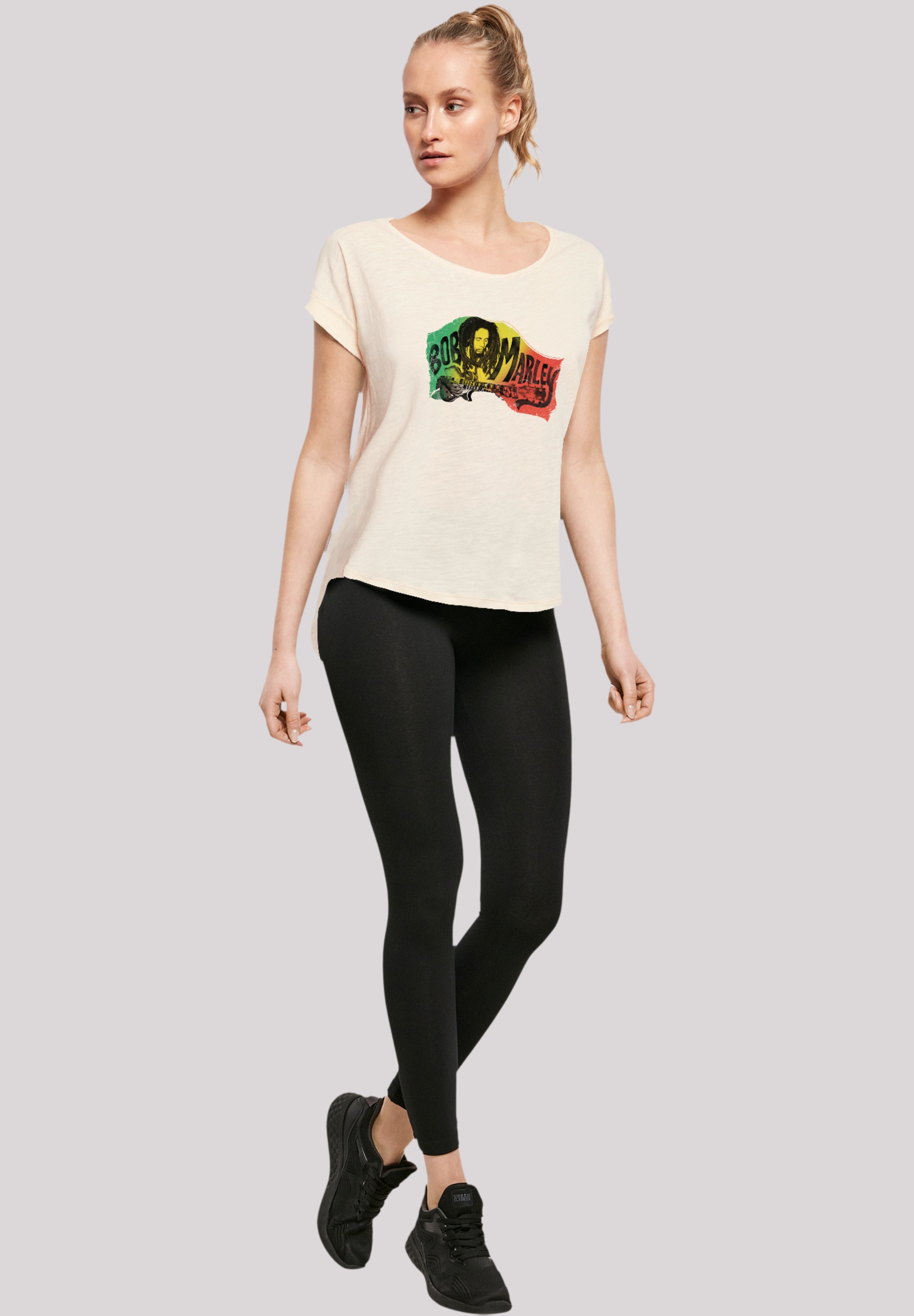 F4NT4STIC T-Shirt »Bob Marley Chords Reggae Music by Rock Off«, Premium Qualität, Musik