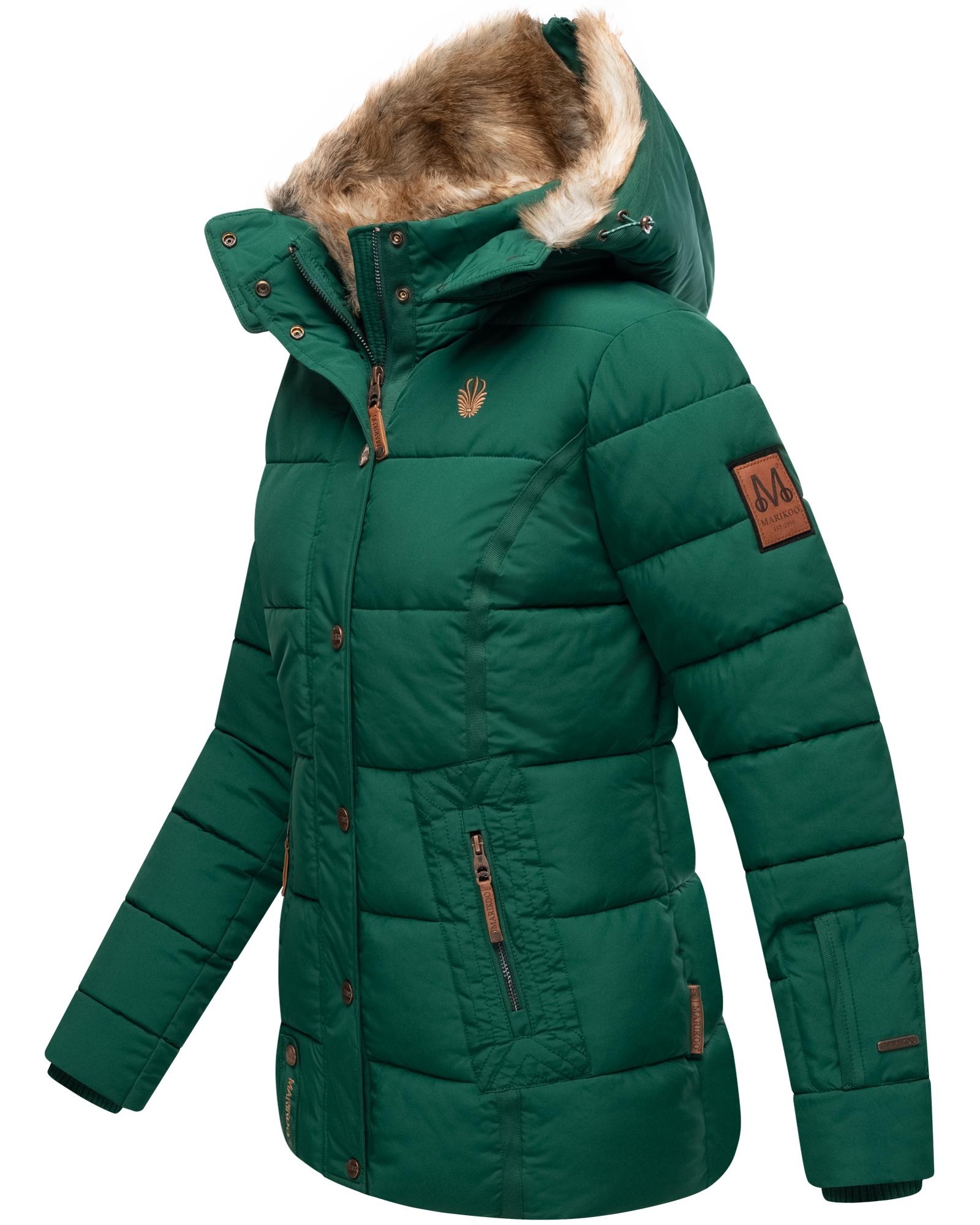 Marikoo Winterjacke »Nekoo«, mit Kapuze, stylische Damen Steppjacke mit großer Kapuze