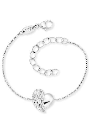 Armband »Schmuck Geschenk, Armkette, Herzflügel, HEB-HEARTWING, HEB-HEARTWING-G«