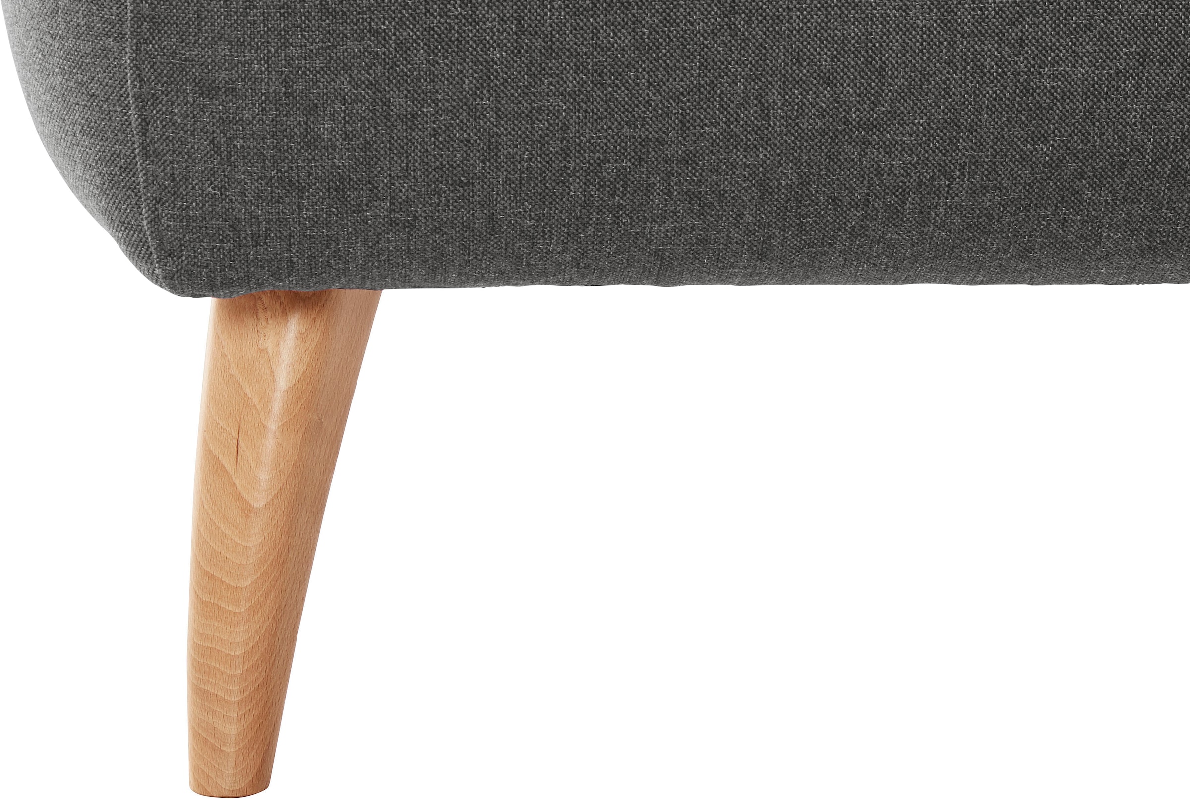 Home affaire Hocker »Baggio« mit Holzfüßen