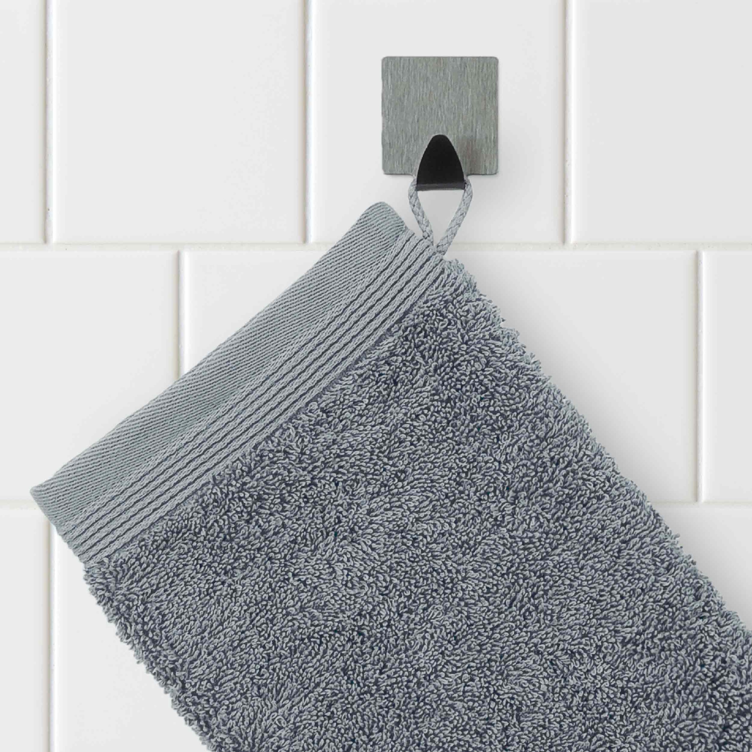 Möve Waschhandschuh »Superwuschel«, (Set, 10 tlg., 10-er Set), Waschhandschuh Set mit Bordüre, 100% Premium Cotton Baumwolle, weich