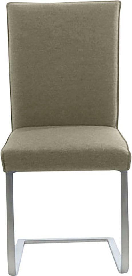 K+W Komfort & Wohnen Freischwinger "Santos III" () mit Sattlernaht, Gestell günstig online kaufen