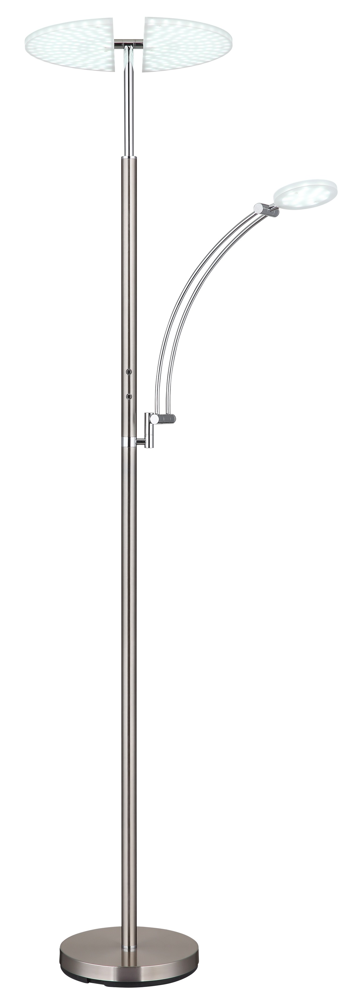 GLOBO LIGHTING Stehlampe »TIRANA« LED-Modul 1 Stk. Deckenfluter Metall, Acryl satiniert, dimmbar, LED 40W