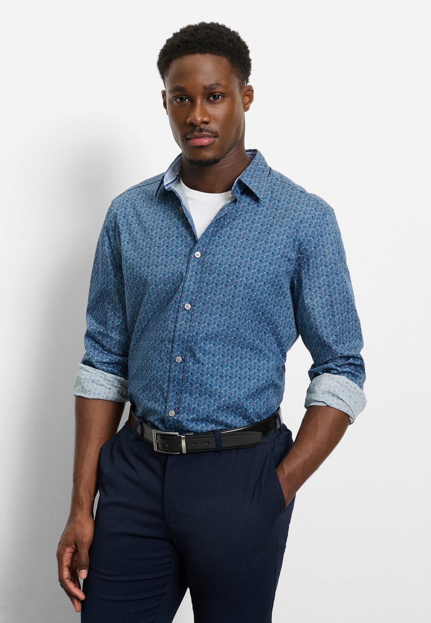 OLYMP Langarmhemd "OLYMP Casual, regular fit, Kent" günstig online kaufen