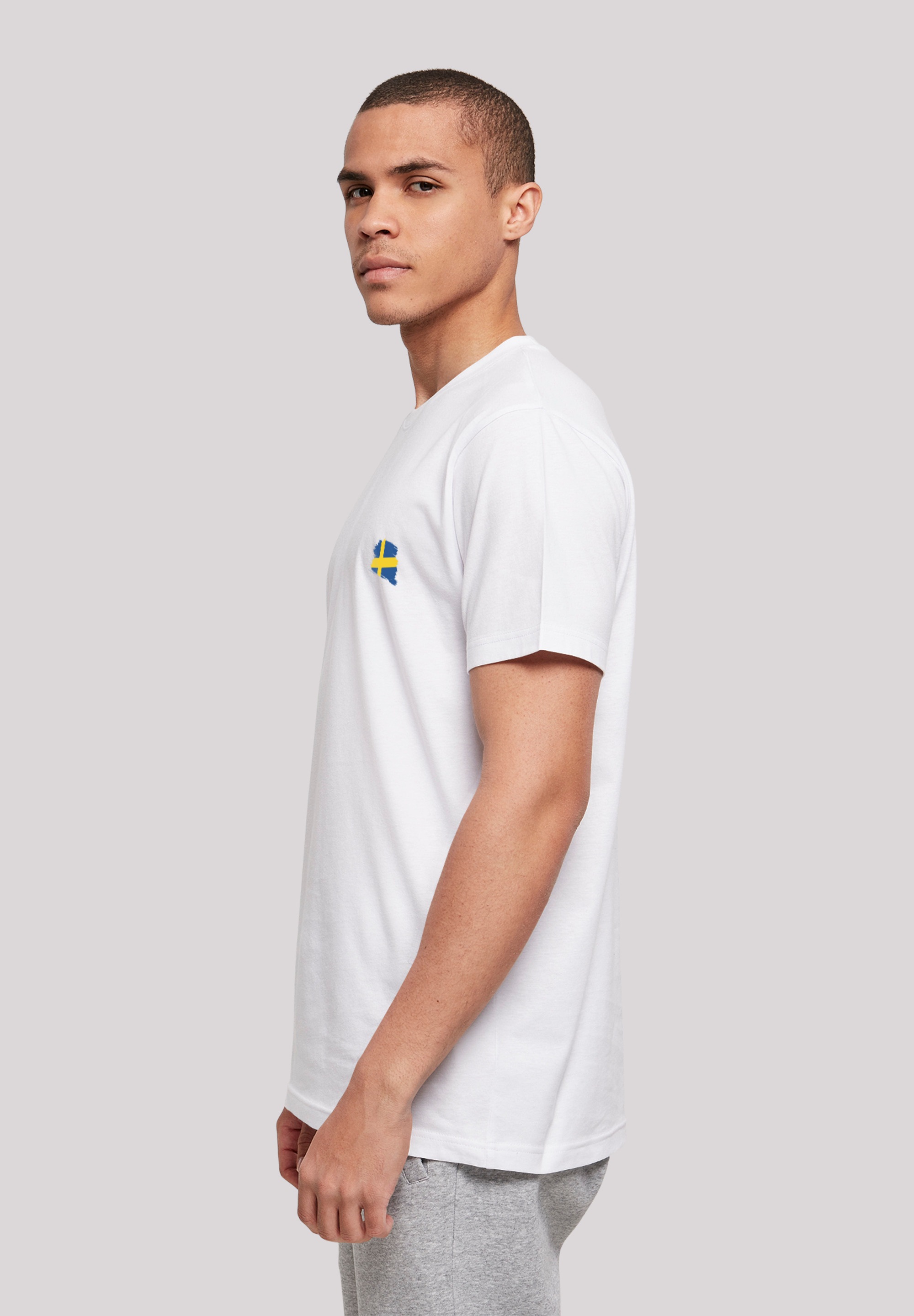 F4NT4STIC T-Shirt »Schweden Flagge Sweden«, Print