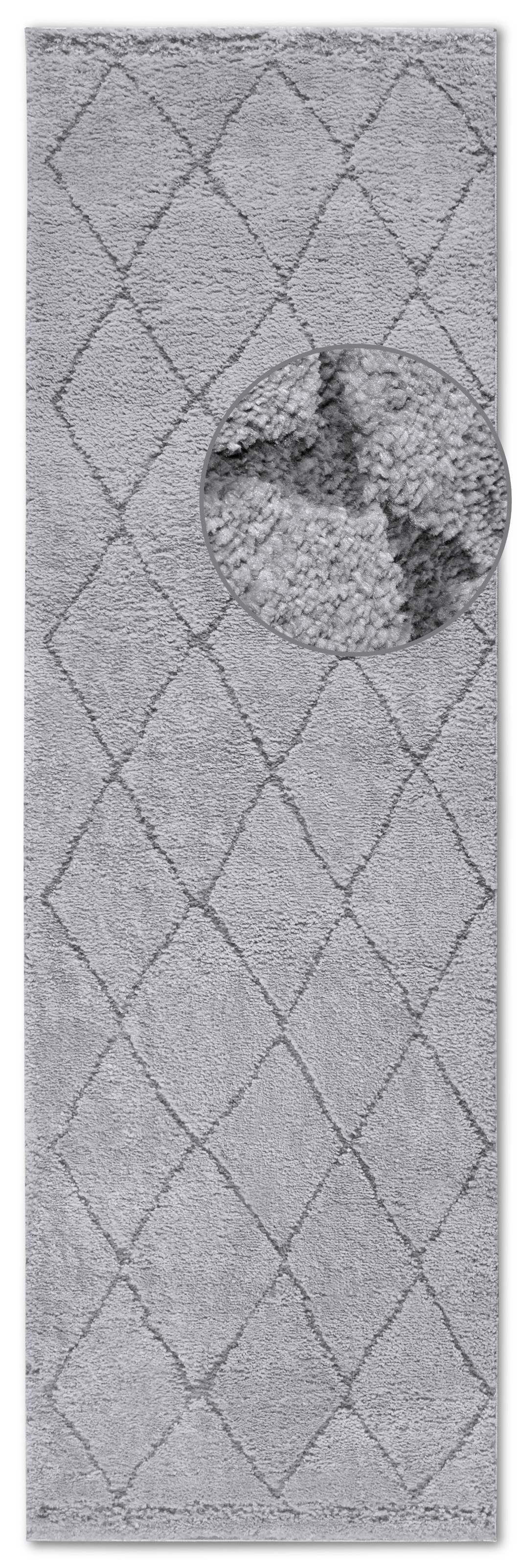 ELLE DECORATION Designteppich »Perrotin«, rechteckig, 18 mm Höhe, Läufer, Shaggy, flauschig, weich, Langflor, modern, Hoch Tief Effekt