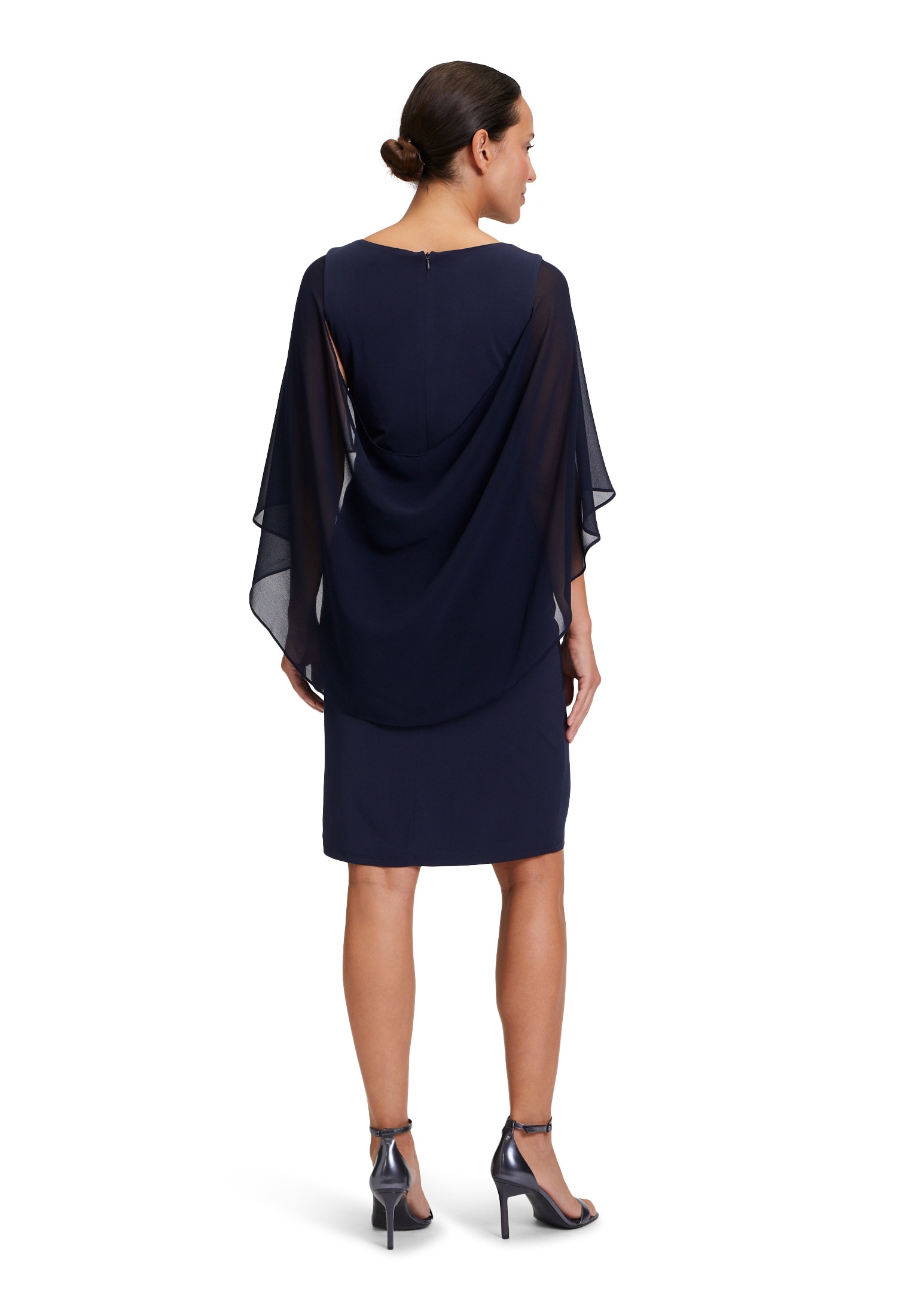 Vera Mont Cocktailkleid »Vera Mont Cocktailkleid mit Raffung«, Materialmix