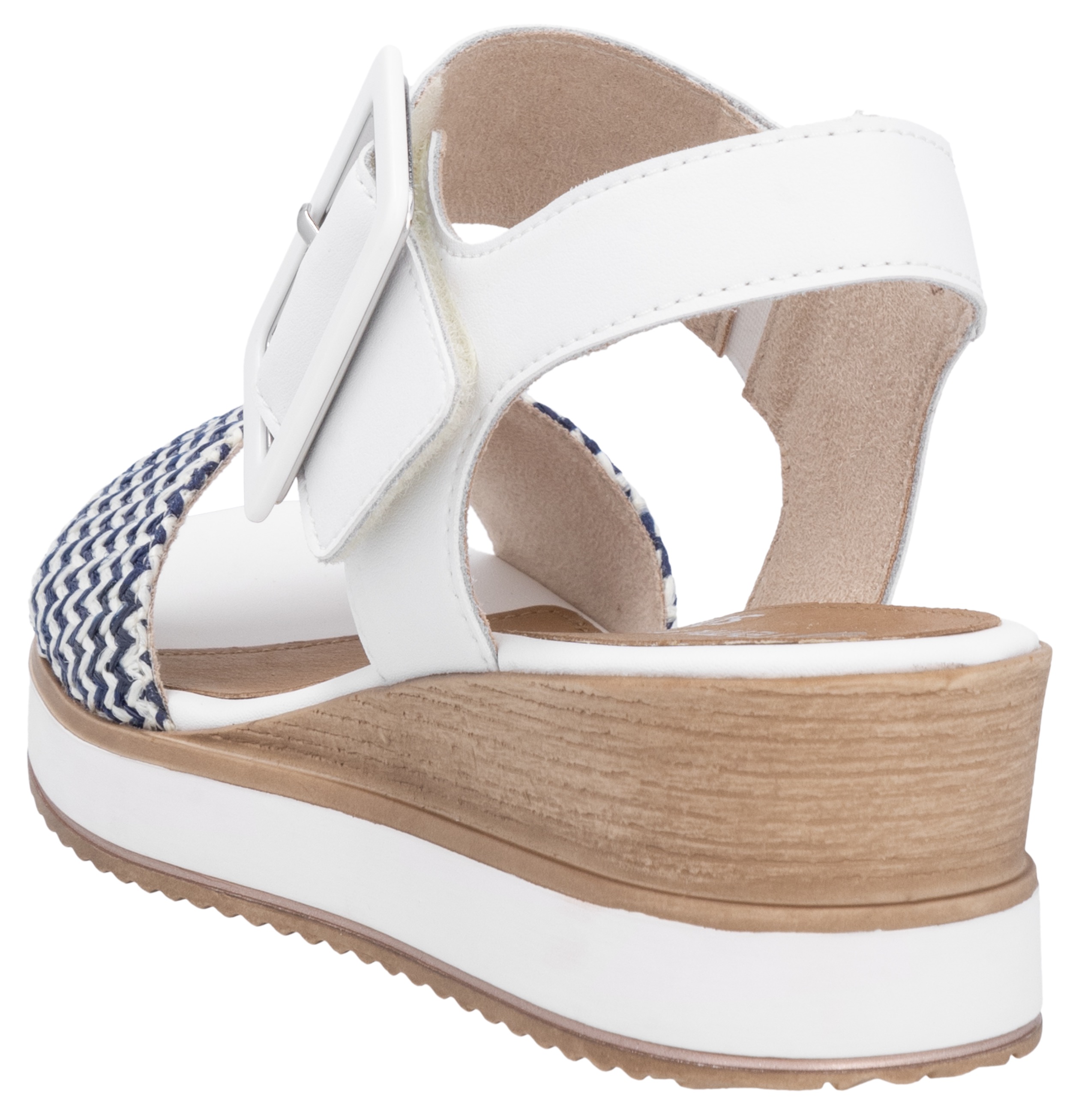 Thumbnail - Remonte Sandalette "ELLE-Collection", Sommerschuh, Sandale, Bequemschuh mit Klett unter der Zierschnalle