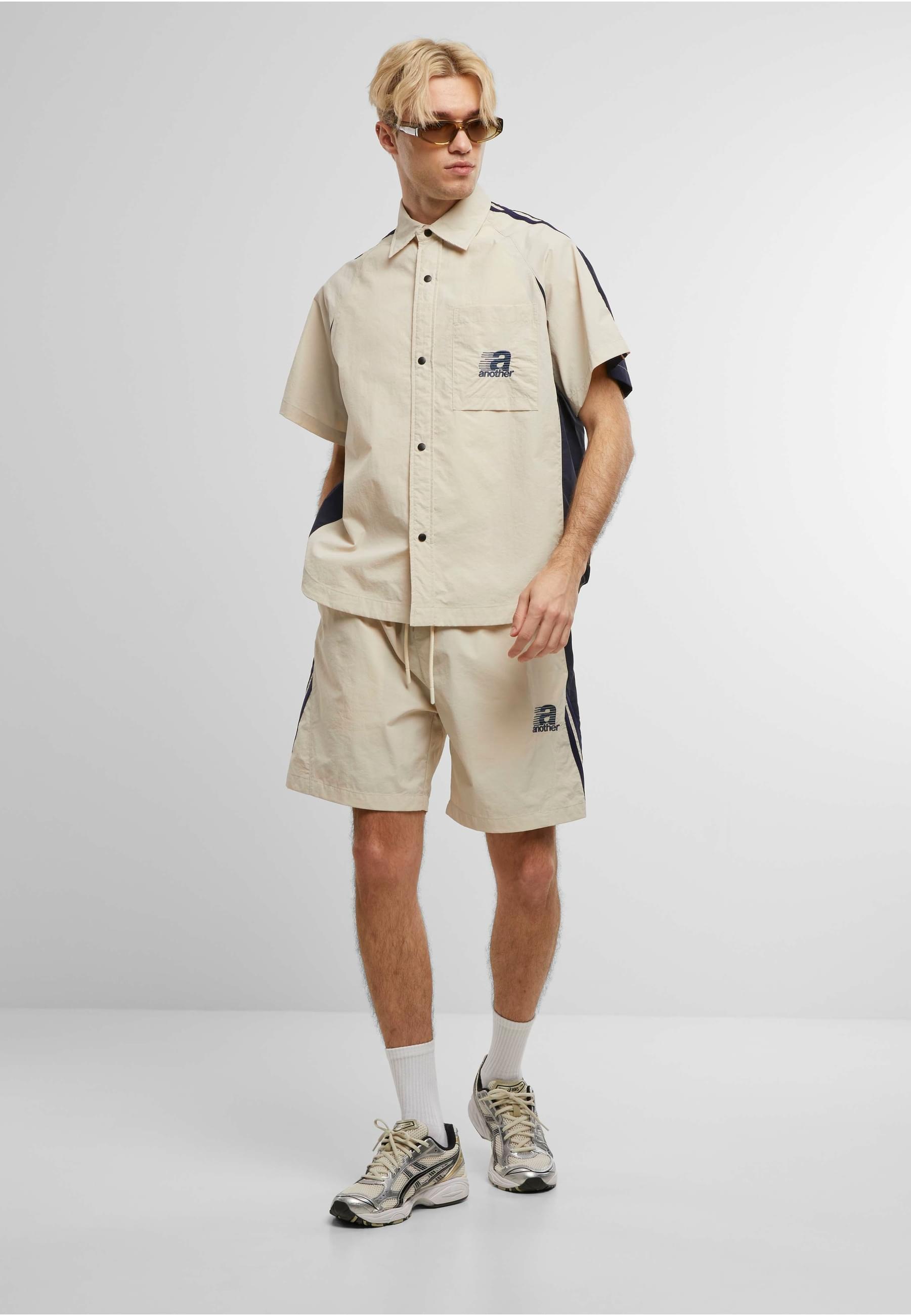 Another Cotton Lab Langarmhemd »Another Cotton Lab Sporty Short Sleeve Shirt«, (1 tlg.)