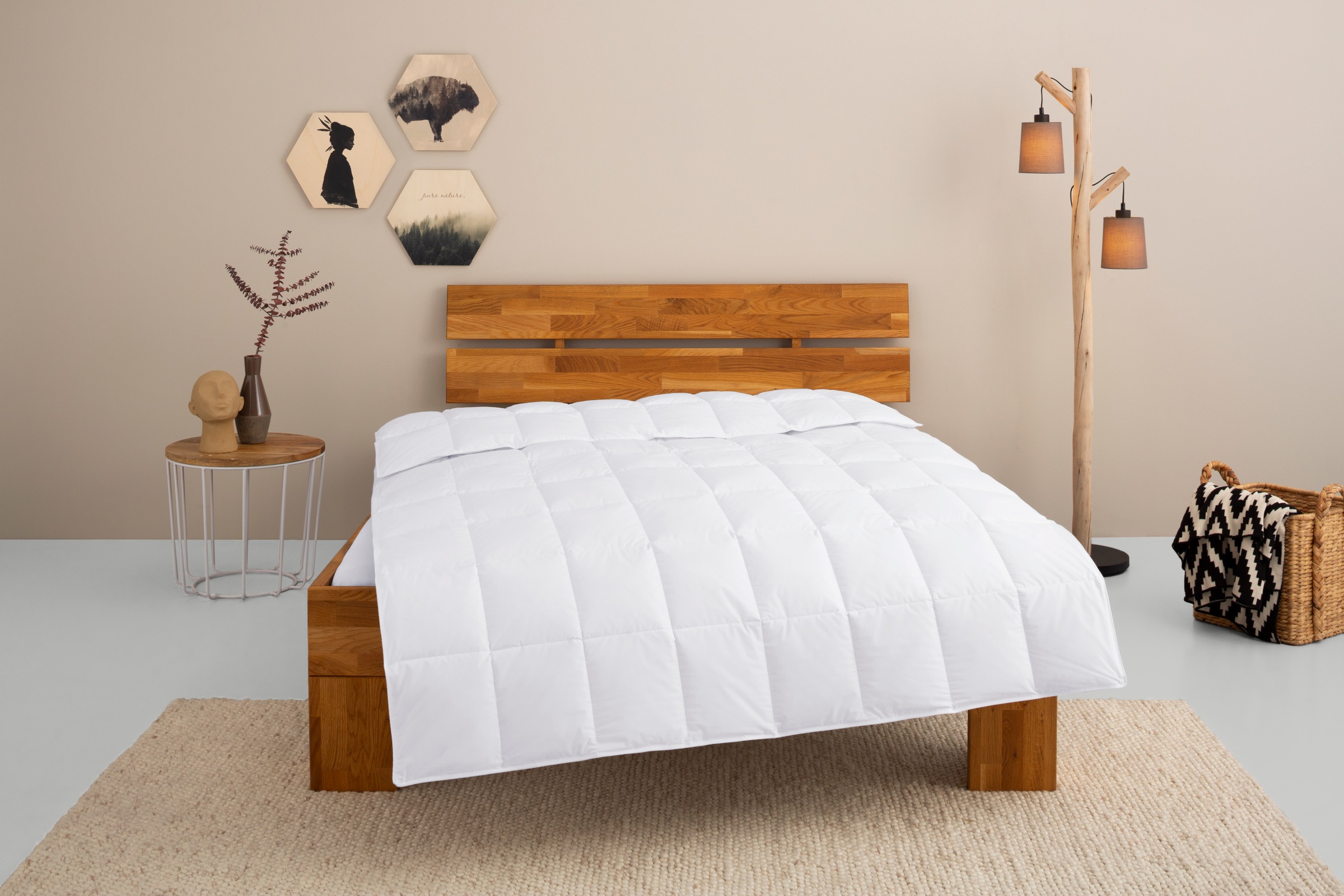 Älgdröm Gänsedaunenbettdecke "Luleå Bettdecke 135x200 cm, 155x220 cm" leich günstig online kaufen