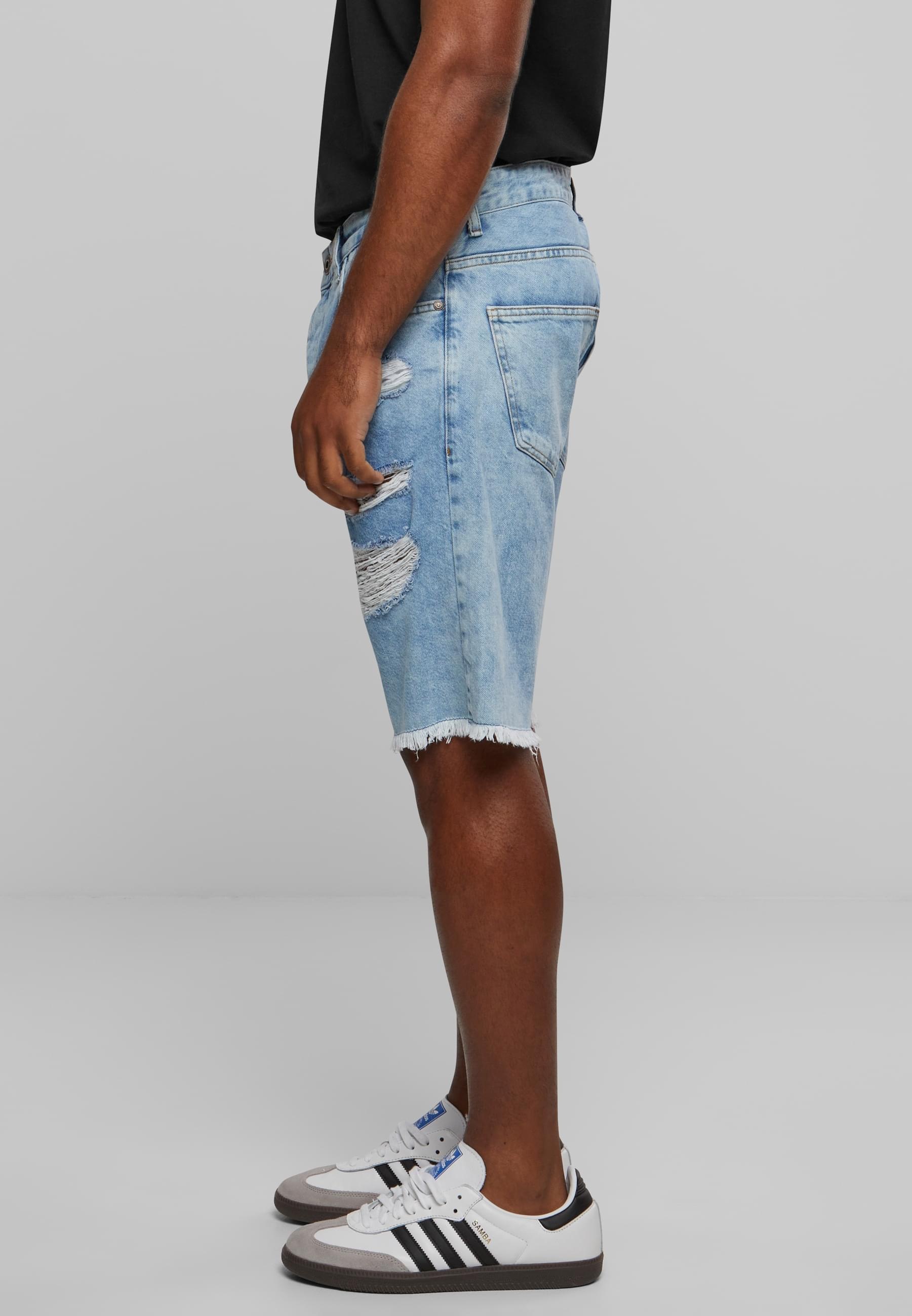 2Y Studios Shorts »2Y Studios Herren 2Y Destroyed Denim Shorts«