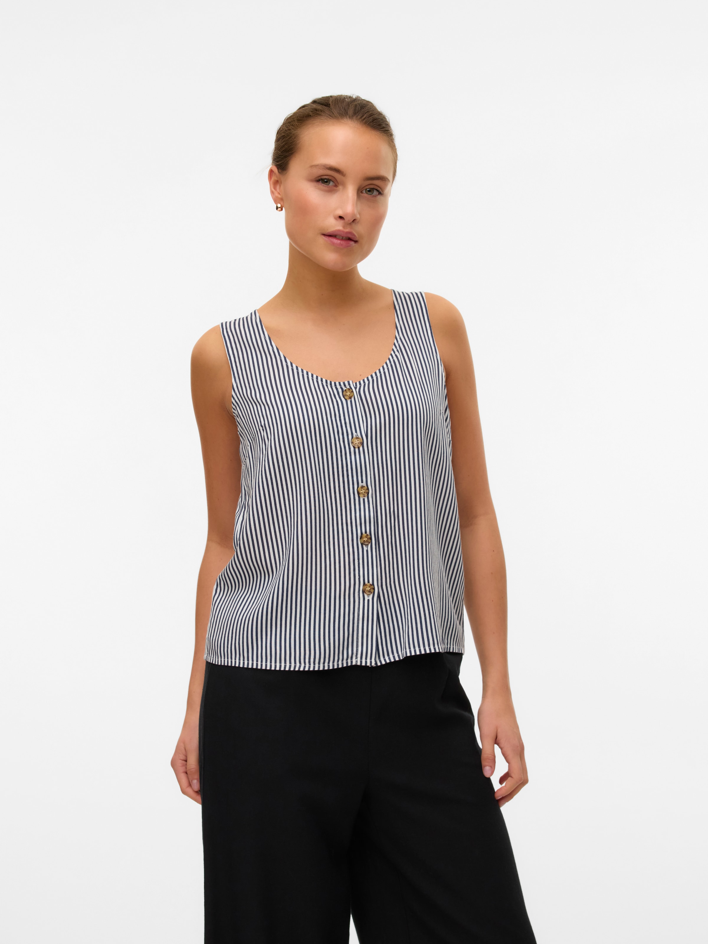 Vero Moda Blusentop "VMBUMPY SL SHIRT WVN GA NOOS" günstig online kaufen