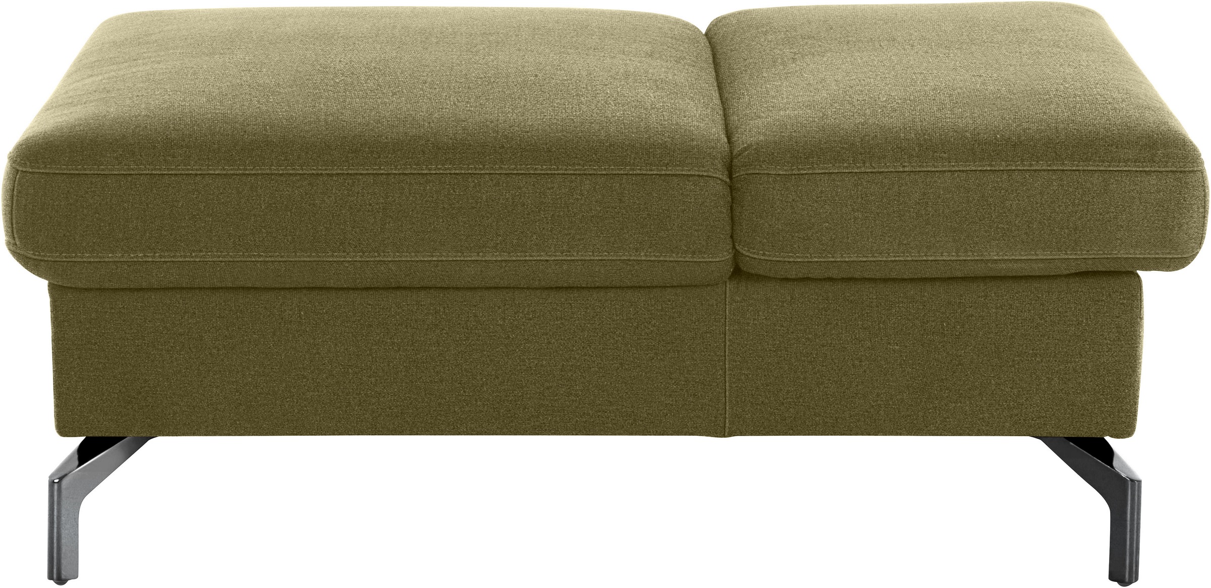 sit&more Hocker »Brisbane«, Fußhöhe 15 cm, mit Federkern und Klappfunktion