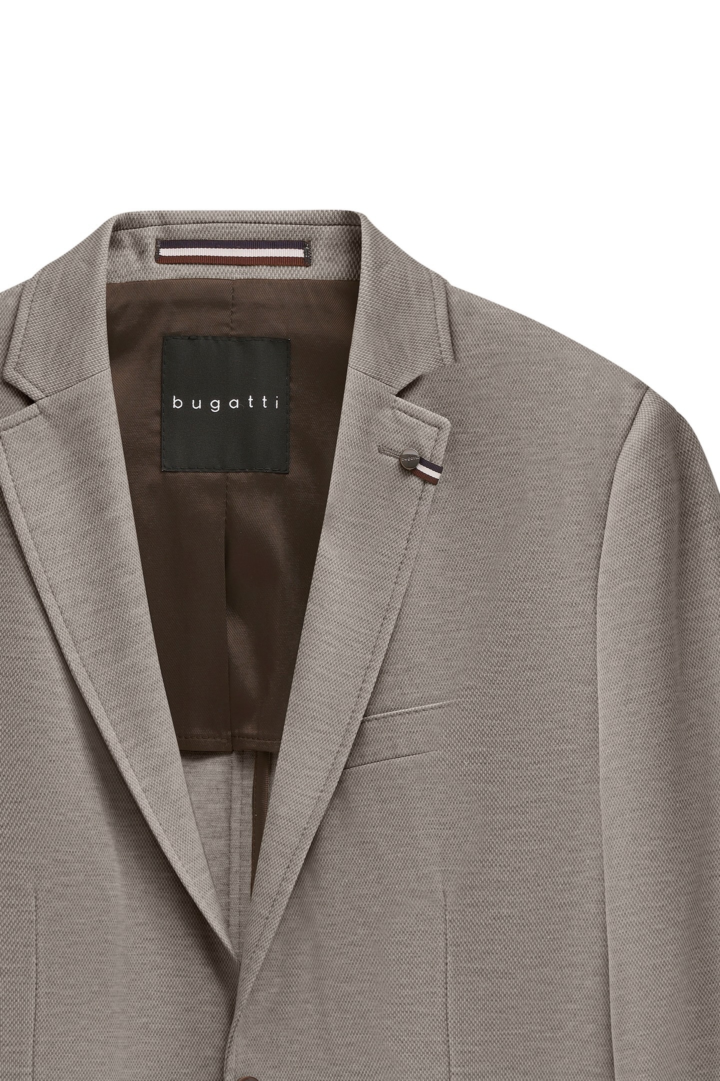 bugatti Sakko »Modern Fit«, Jersey Stretch mit Taschen