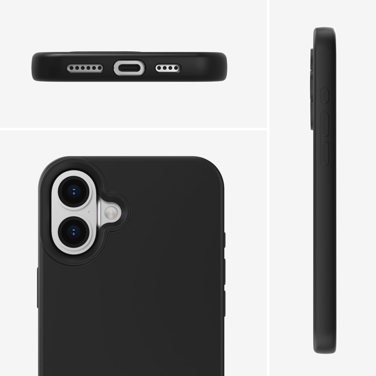 4smarts Handyhülle »Silikon Case Cupertino für Apple iPhone 16«, Backcover, Schutzhülle, Handyschutzhülle, Case, Schutzcase, stoßfest