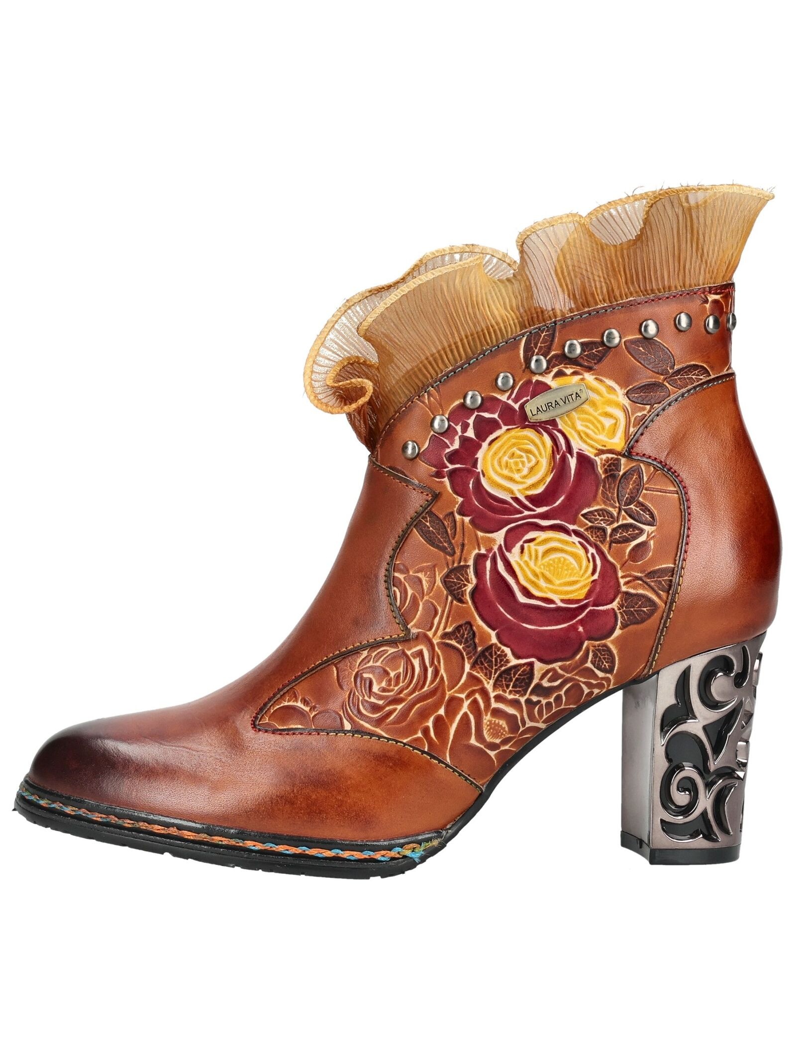 LAURA VITA High-Heel-Stiefelette »LAURA VITA Stiefelette Leder«