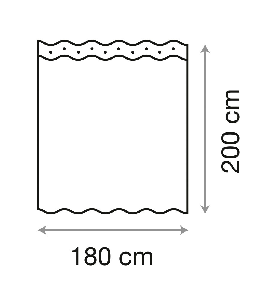 Sanilo Duschvorhang »Ocean«, Höhe 200 cm