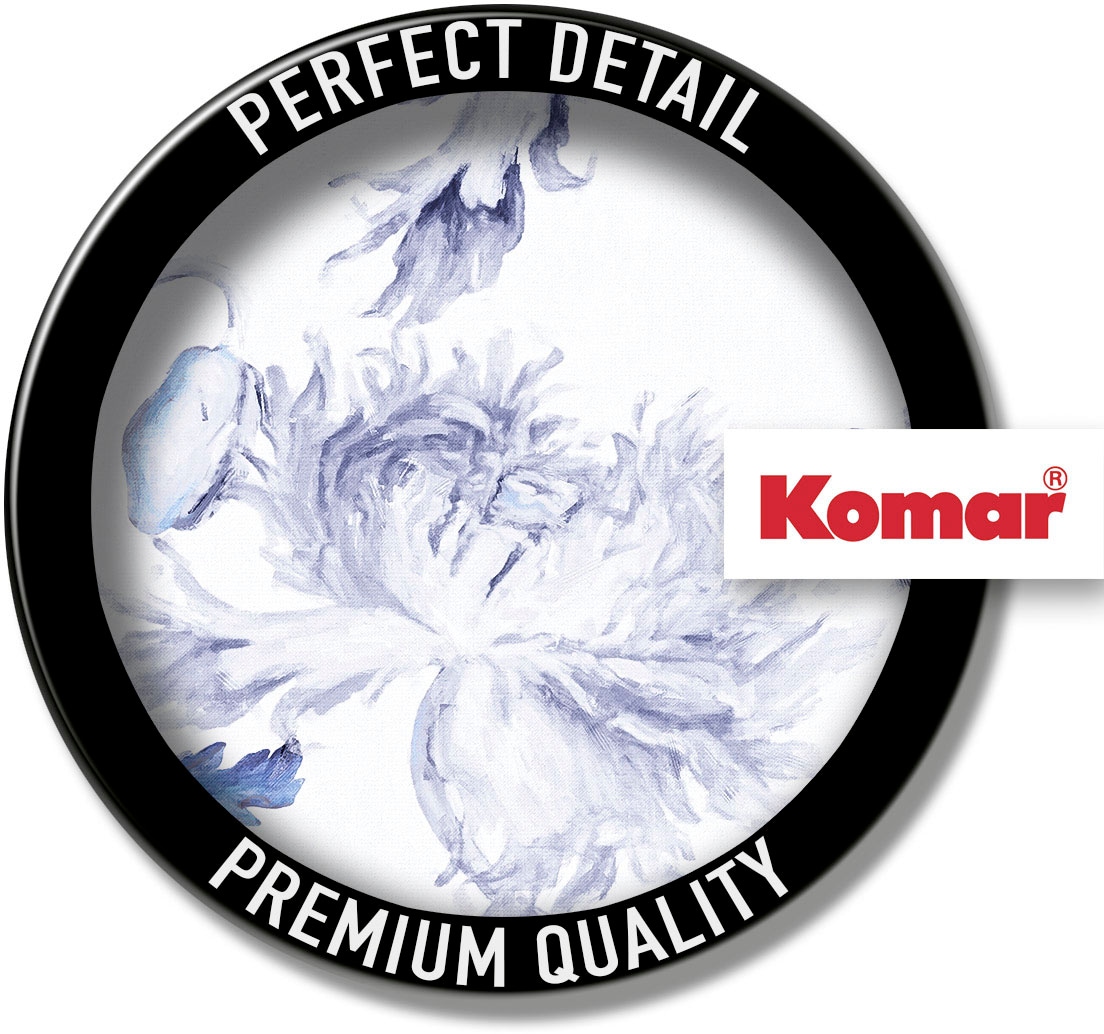 Komar Vliestapete »Digitaldruck Vlies - Blue Silhouettes - Größe 350 x 250 cm«, bedruckt, Wohnzimmer, Schlafzimmer