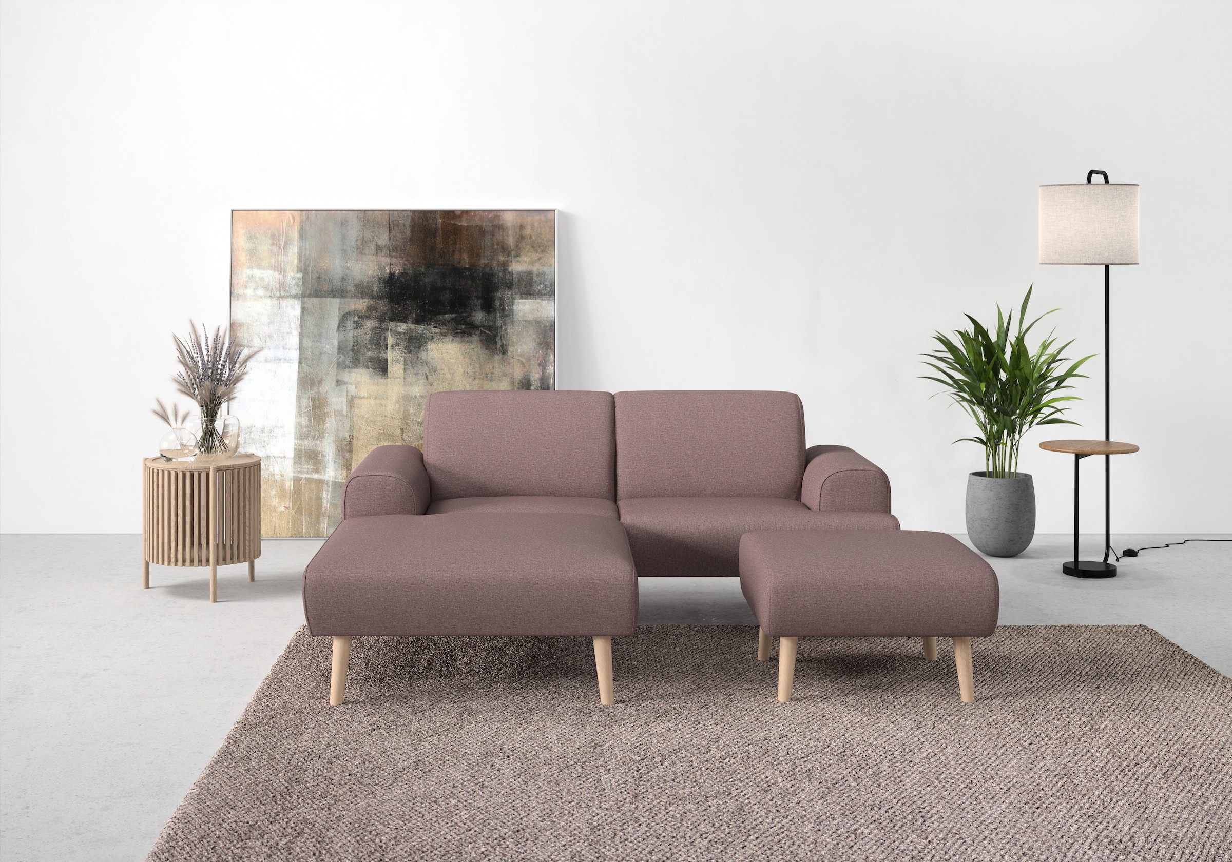 andas Ecksofa "Swift Scandic Design, komfortabler Federkern, Breite 192cm, günstig online kaufen
