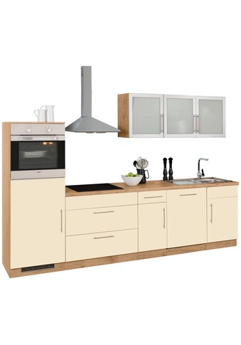 wiho Küchen Küchenzeile »Aachen«, mit E-Geräten, Breite 300 cm kaufen