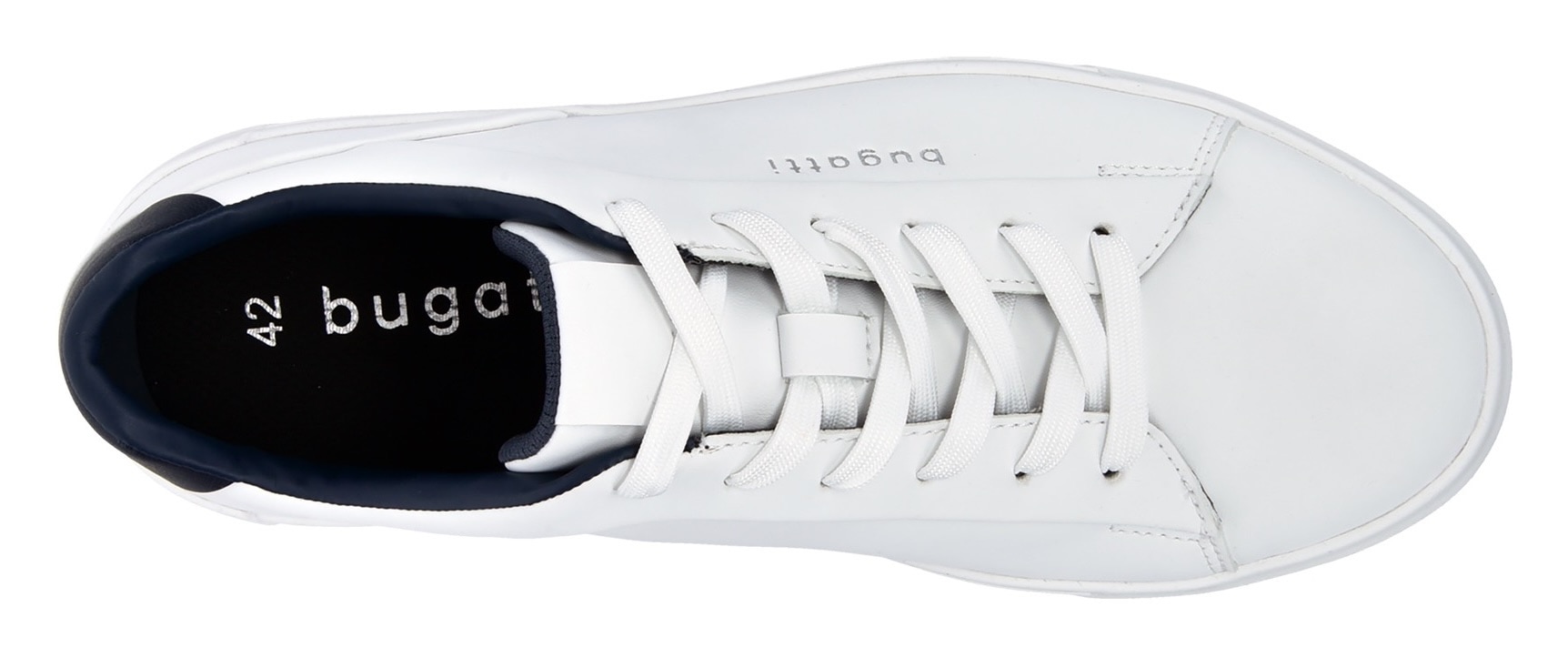 bugatti Sneaker, Freizeitschuh, Halbschuh, Schnürer mit seitlicher Logoprägung