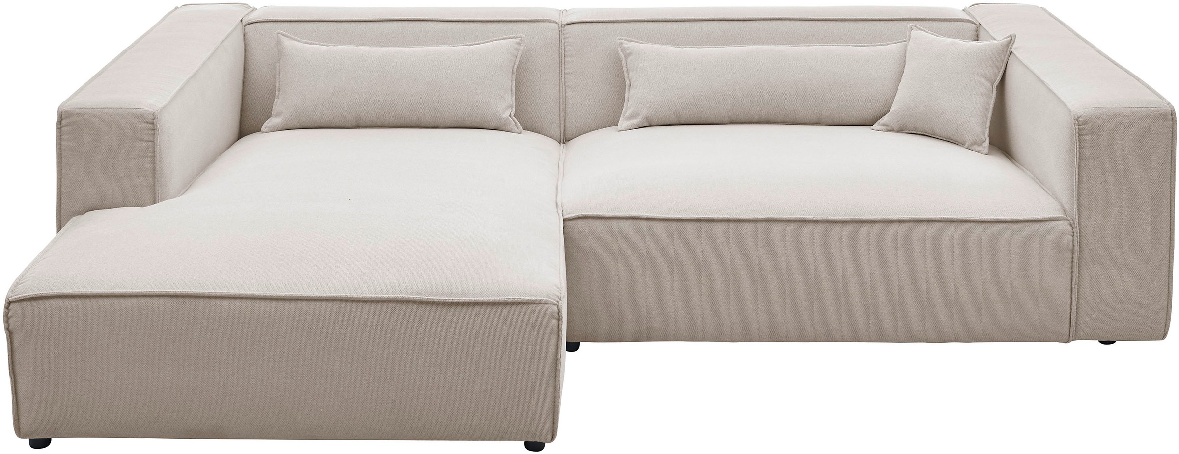 LeGer Home by Lena Gercke Ecksofa "PIARA XXL, Big-Sofa in Cord oder Leineno günstig online kaufen