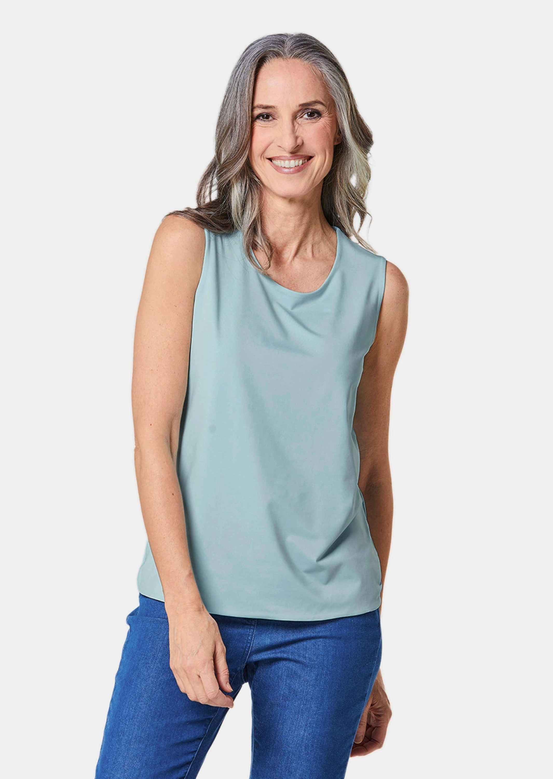 Goldner Women's Tank Top Blue Size 52 2
