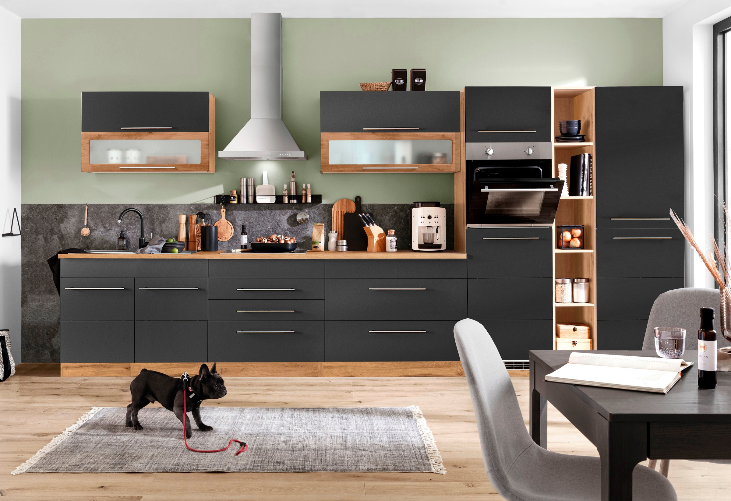 KOCHSTATION Küchenzeile "KS-Wien" Breite 430 cm, wahlweise mit E-Geräten un günstig online kaufen