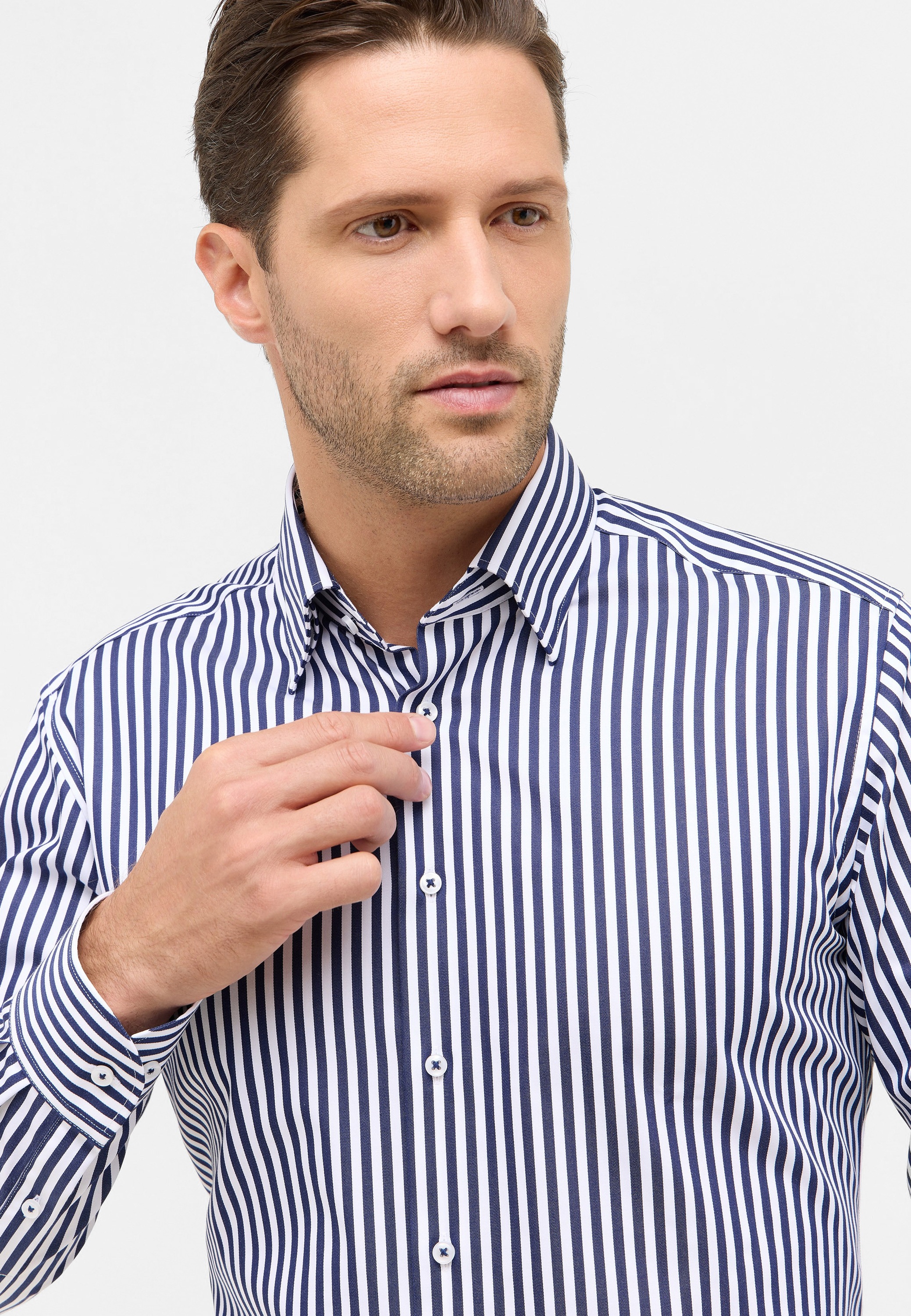 Thumbnail - Eterna Langarmhemd "MODERN FIT", NON IRON (bügelfrei)