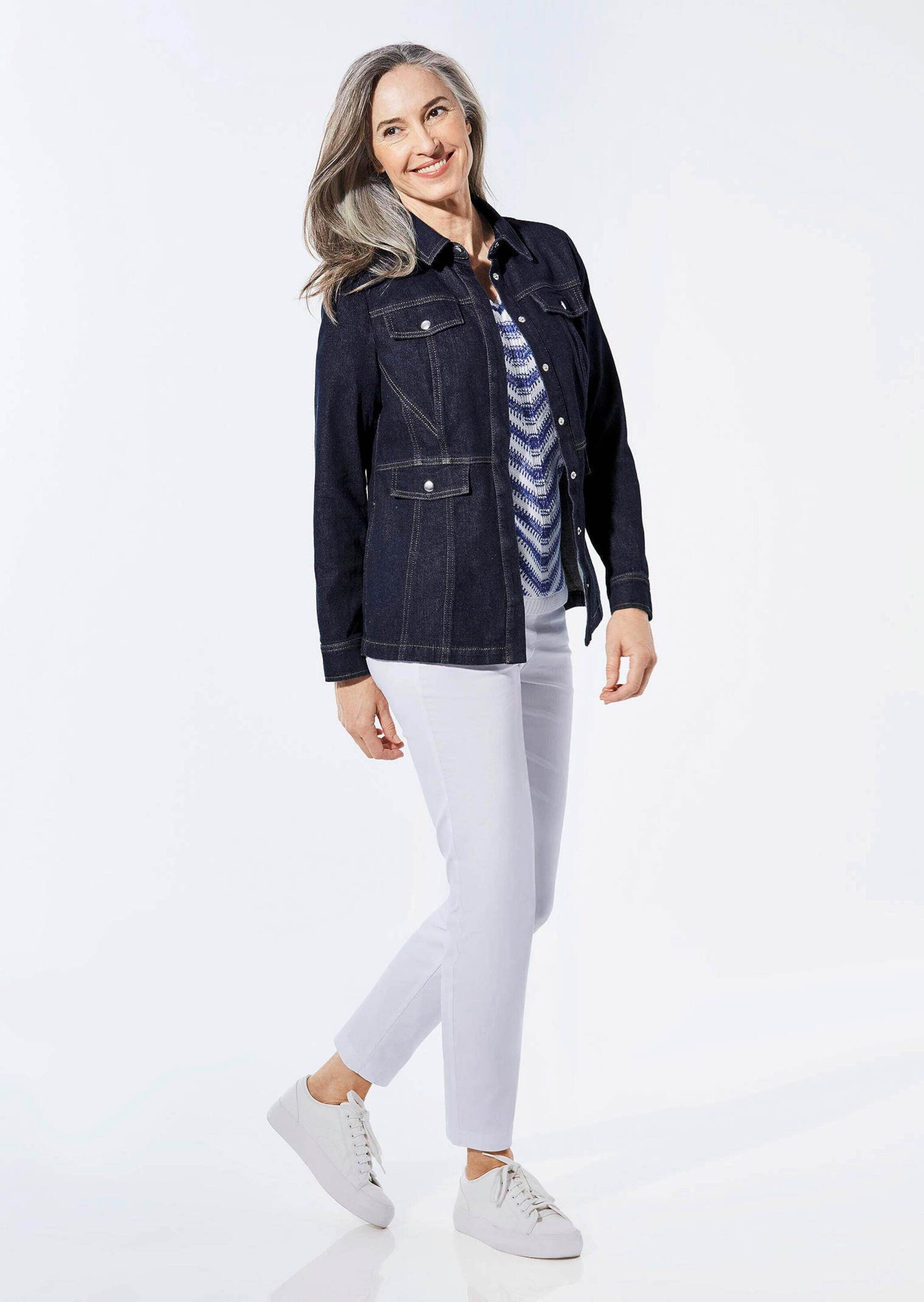 Goldner Women Denim Jacket Blue 44 3