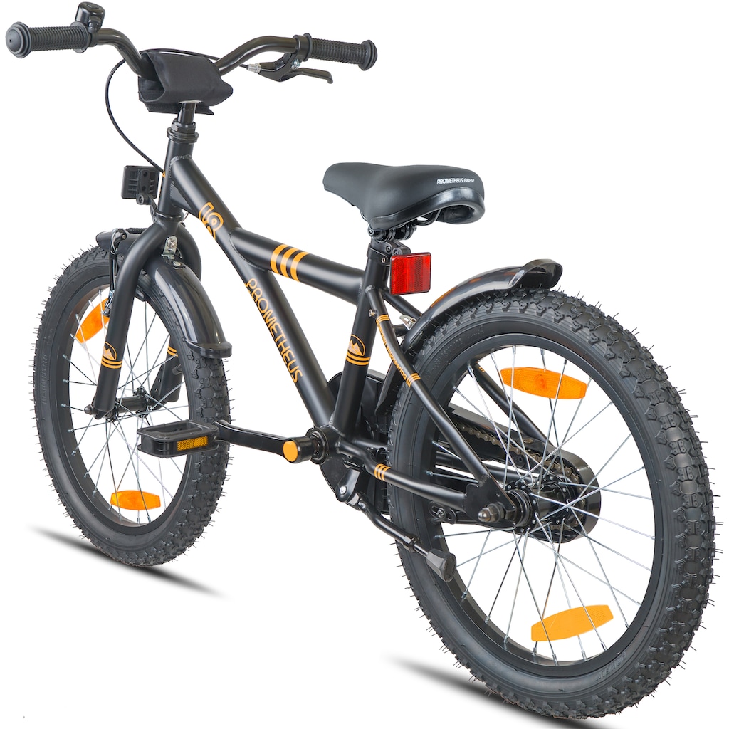 PROMETHEUS BICYCLES Kinderfahrrad »BLACK Hawk«, 1 Gang, ohne Schaltung