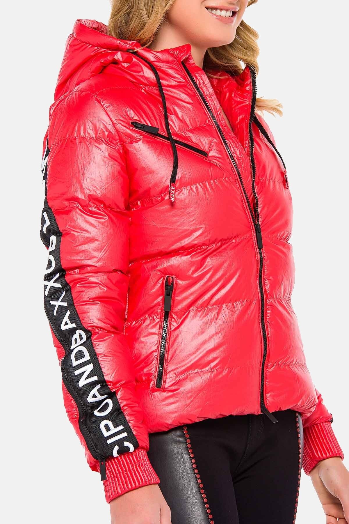 Cipo & Baxx Steppjacke »WM109« mit Kapuze Steppjacke mit Kapuze