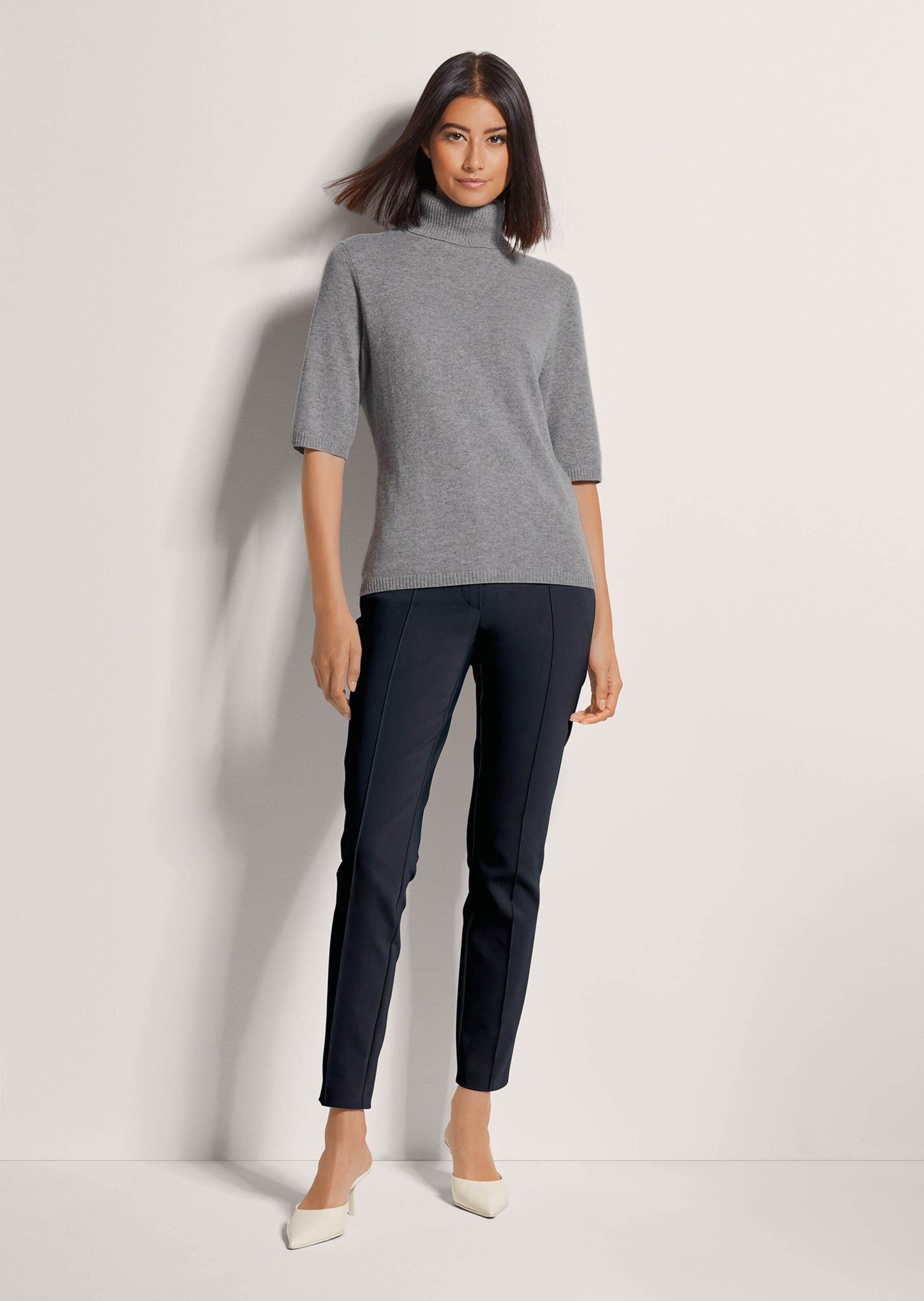 MADELEINE Longpullover »Pullover Kaschmirpullover mit Rollkragen«