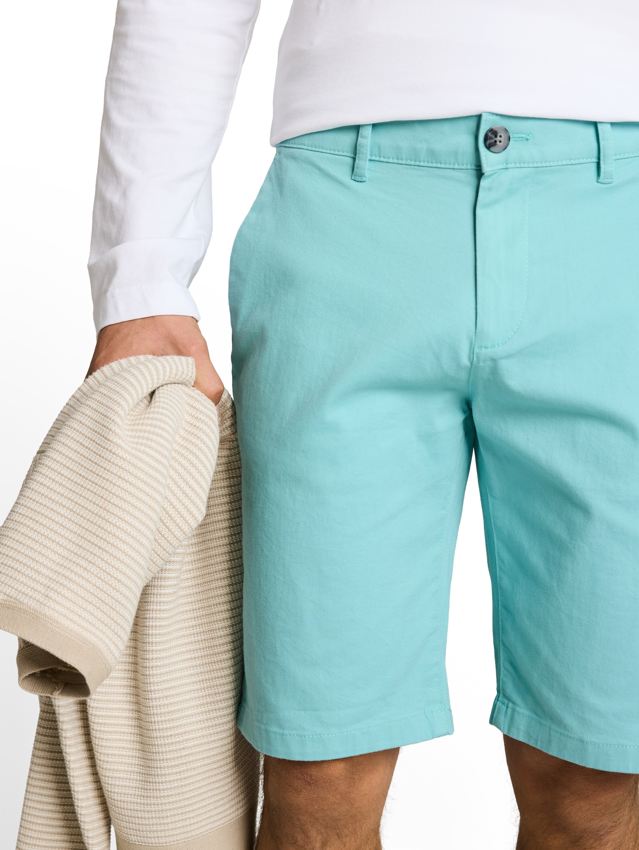 Tom Tailor Shorts Chino 1049726 River Teal 33 Homme 2