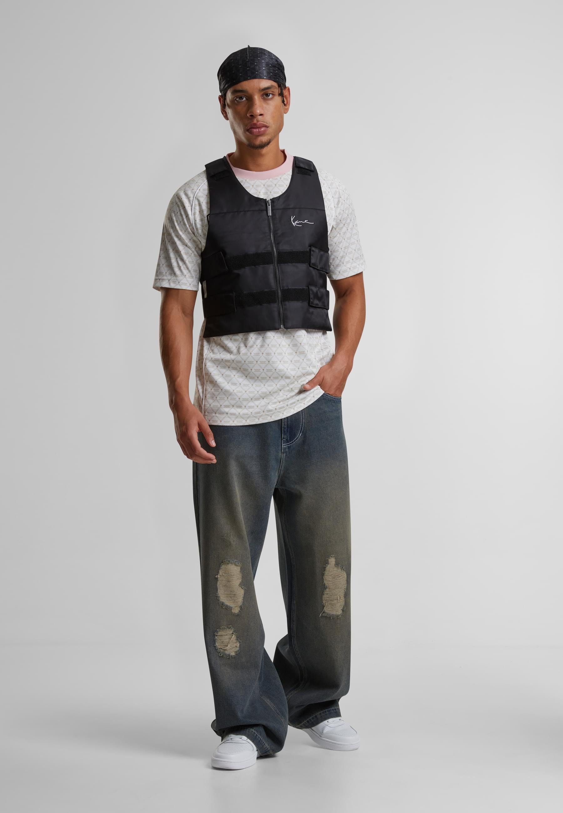 Karl Kani T-Shirt »Karl Kani KM251-004-1 Kani Sport Monogram Aop Trikot«, (1 tlg.)