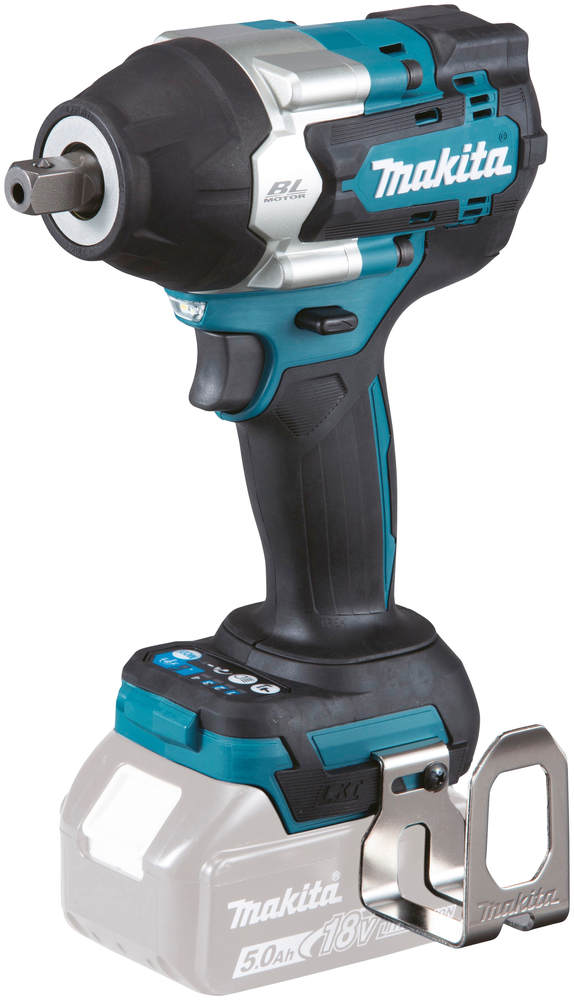 MAKITA Akku-Schlagschrauber "DTW701Z", B:8,1cm H:27,6cm L:17cm, blau, Schrauber, 18V, 1/2", ohne Akku und Ladegerät