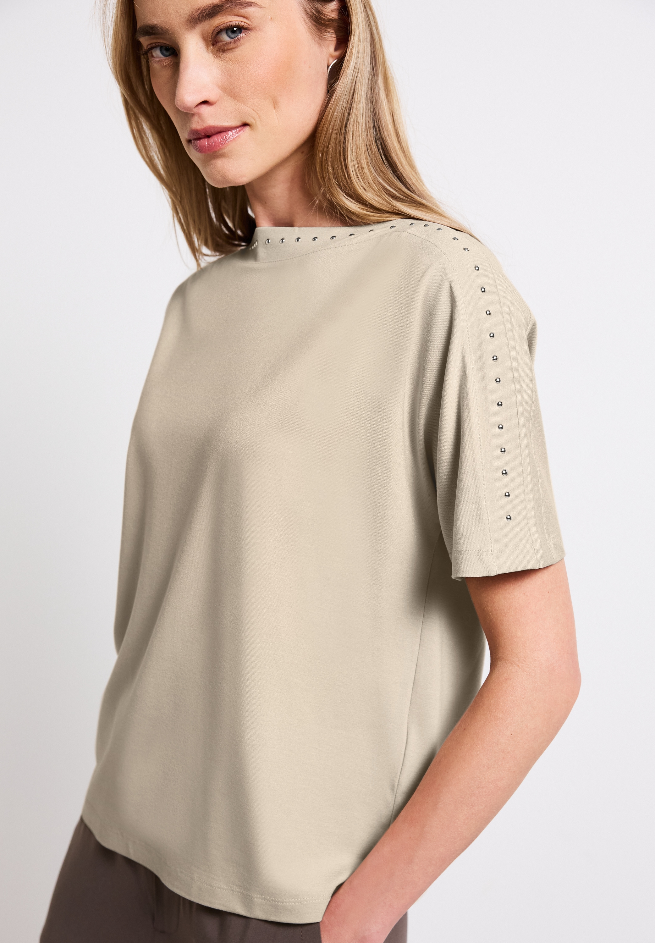 STREET ONE T-Shirt, mit Nieten