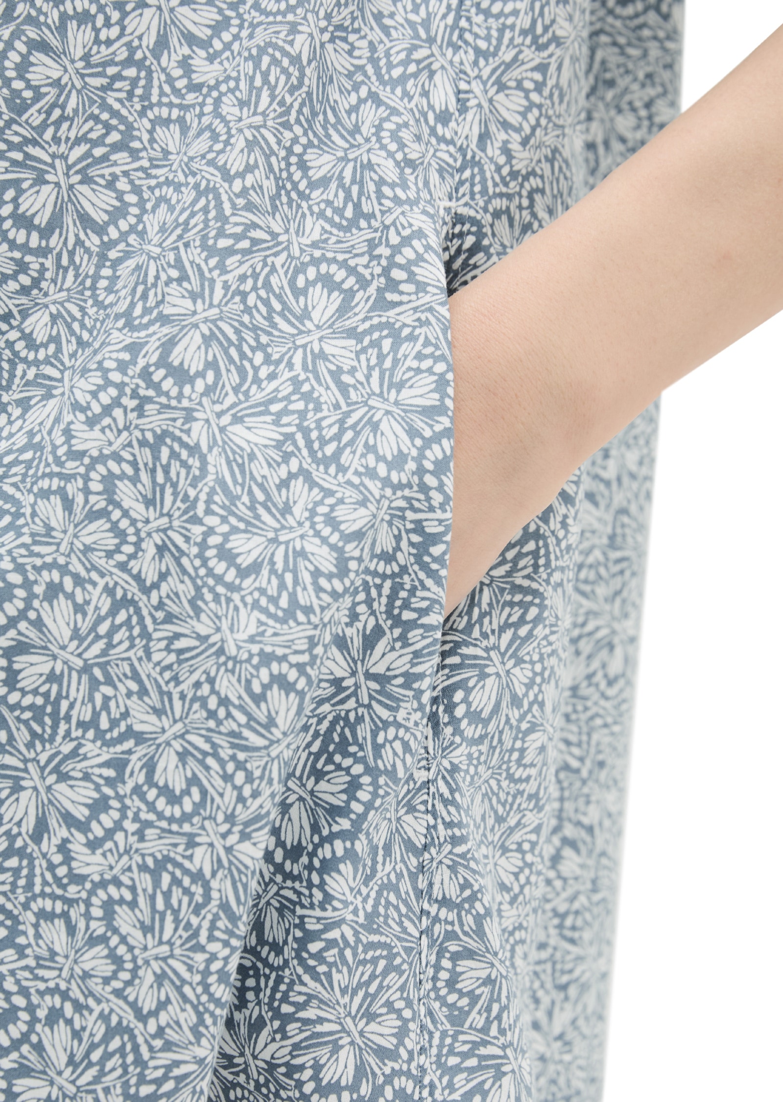 Marc O'Polo Hemdblusenkleid »aus bedrucktem Baumwoll-Voile«