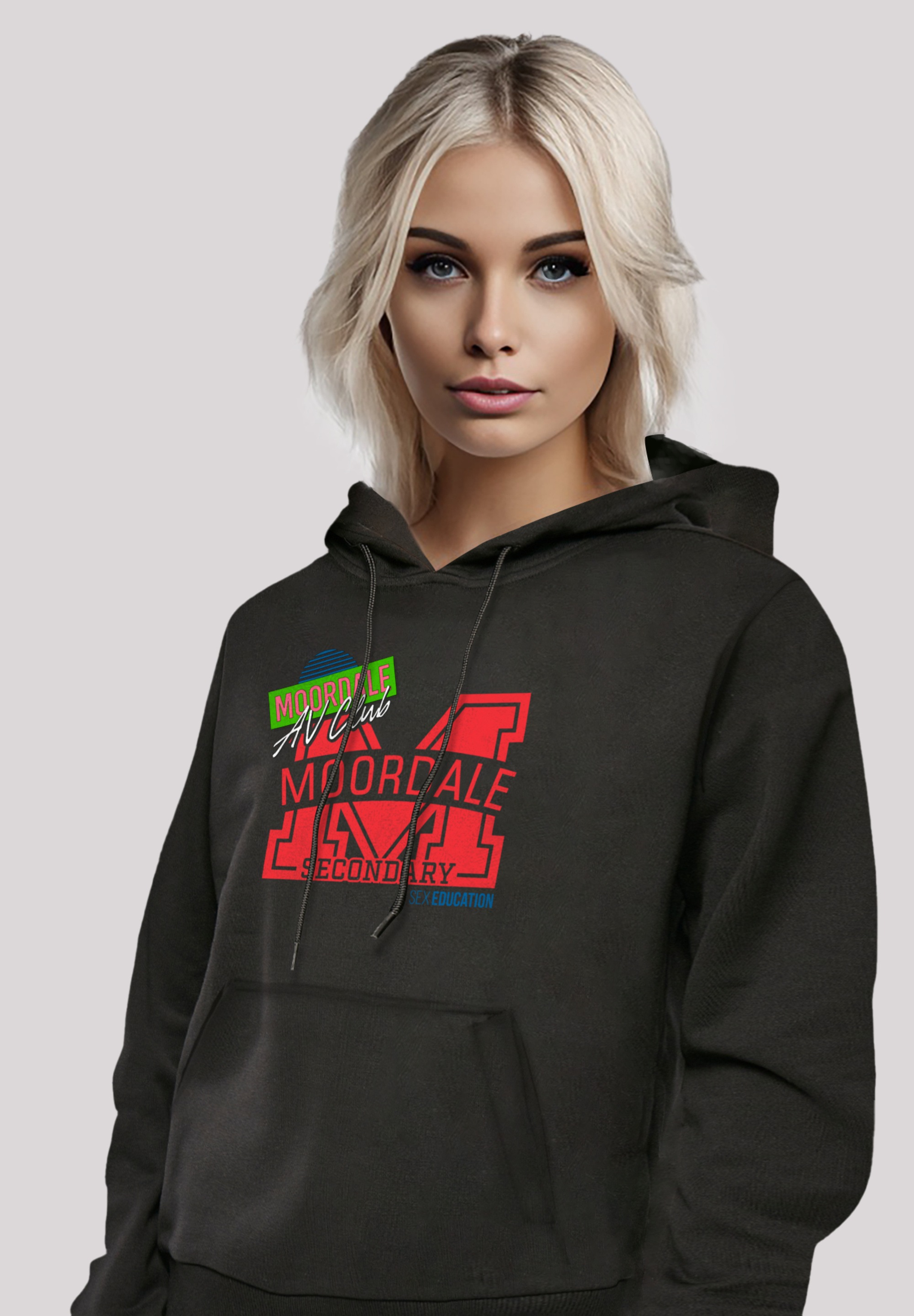 F4NT4STIC Kapuzenpullover »Sex Education Moordale M Collage Netflix TV Series«, Premium Qualität